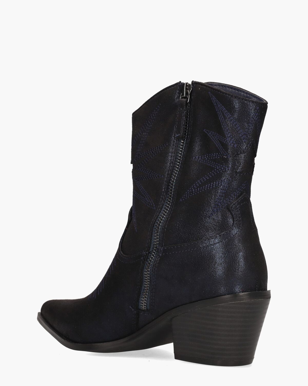 Vlinder Donkerblauw Dames Enkelboots