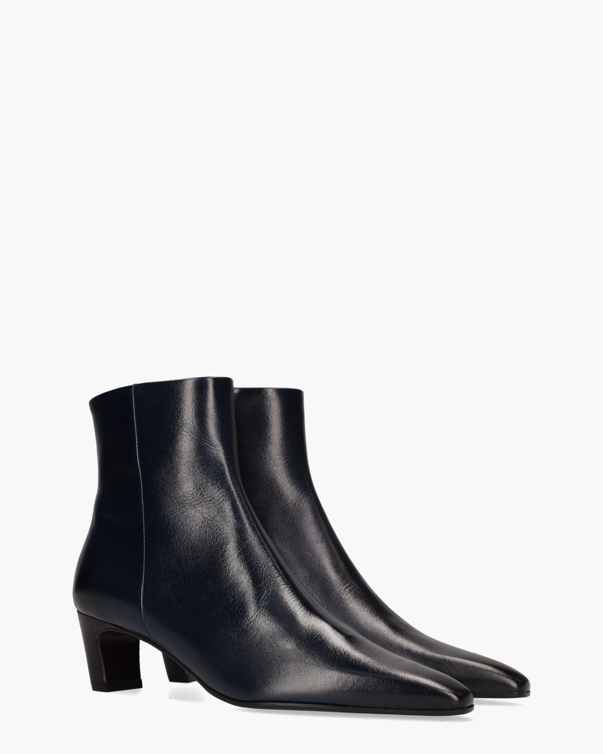 3223 Donkerblauw Dames Enkellaarsjes