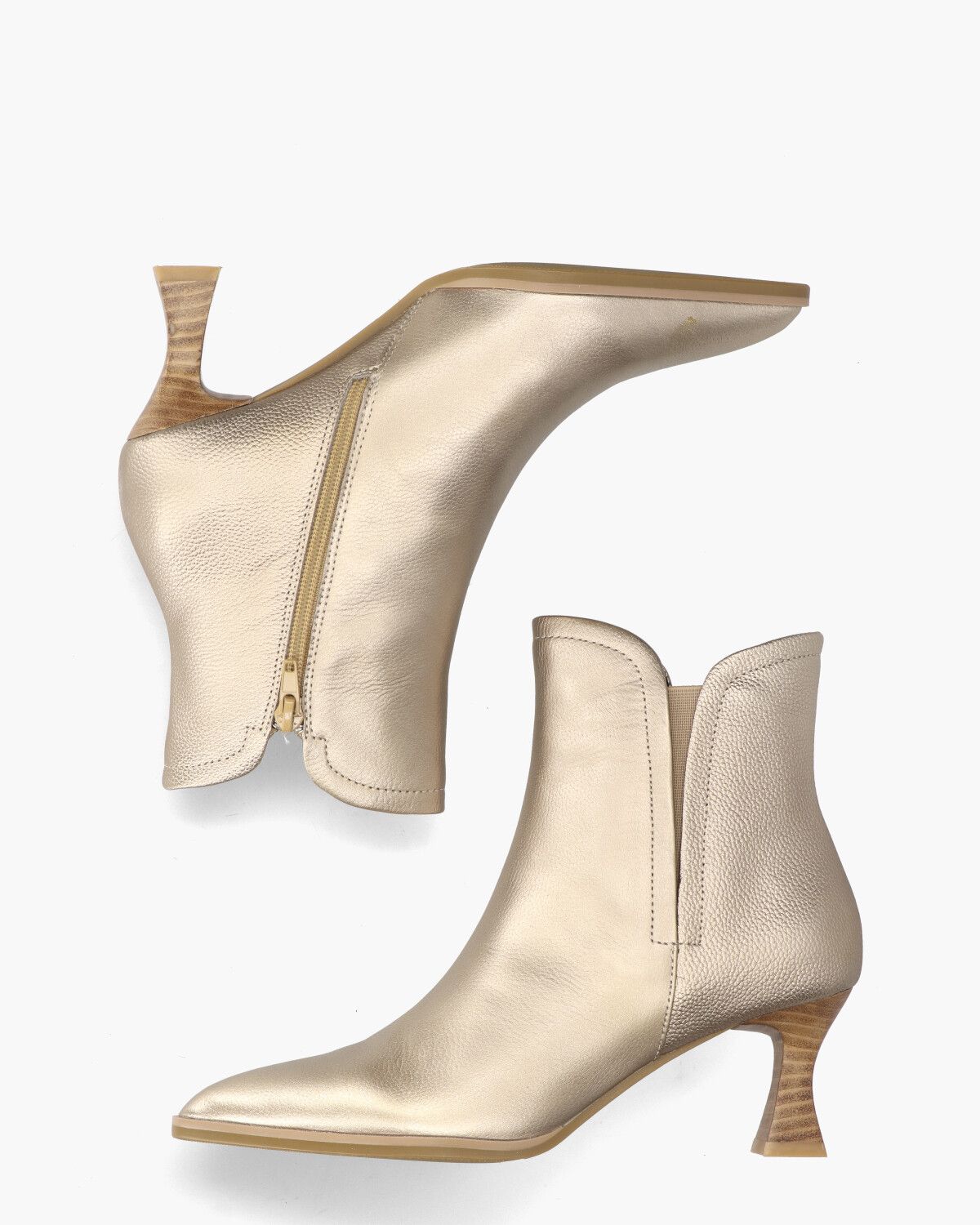 Sofie Goud Dames Enkelboots
