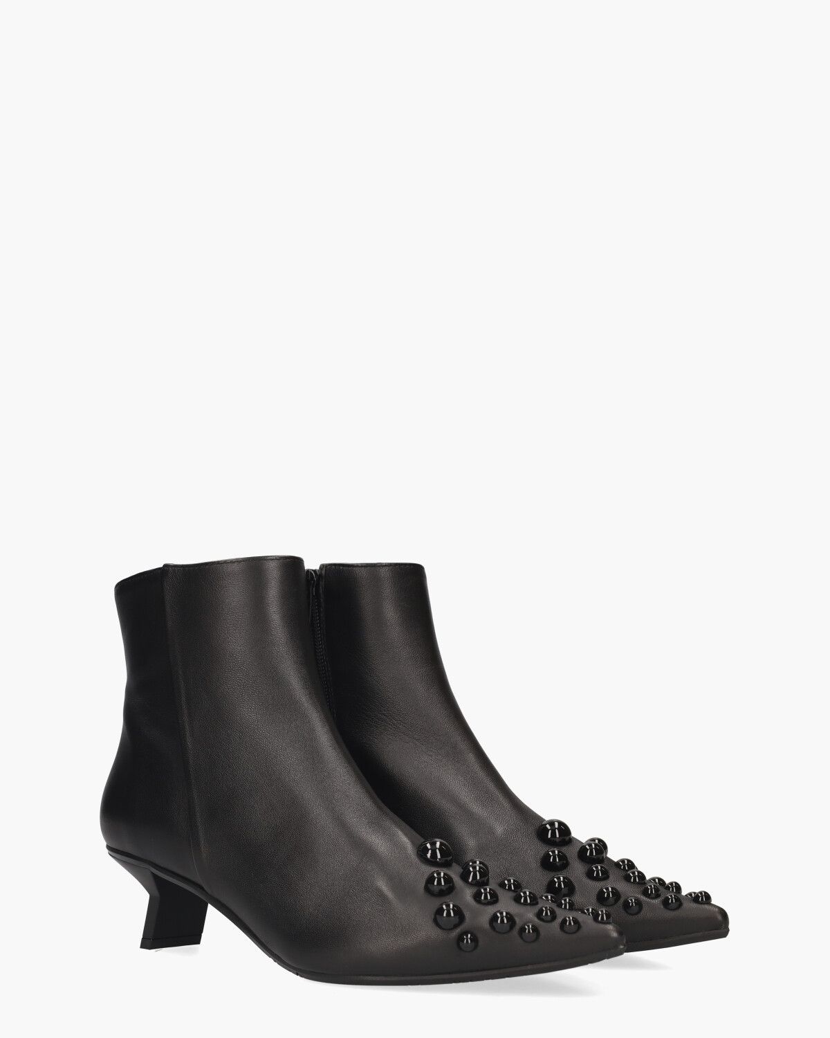 7750 Zwart Dames Enkelboots