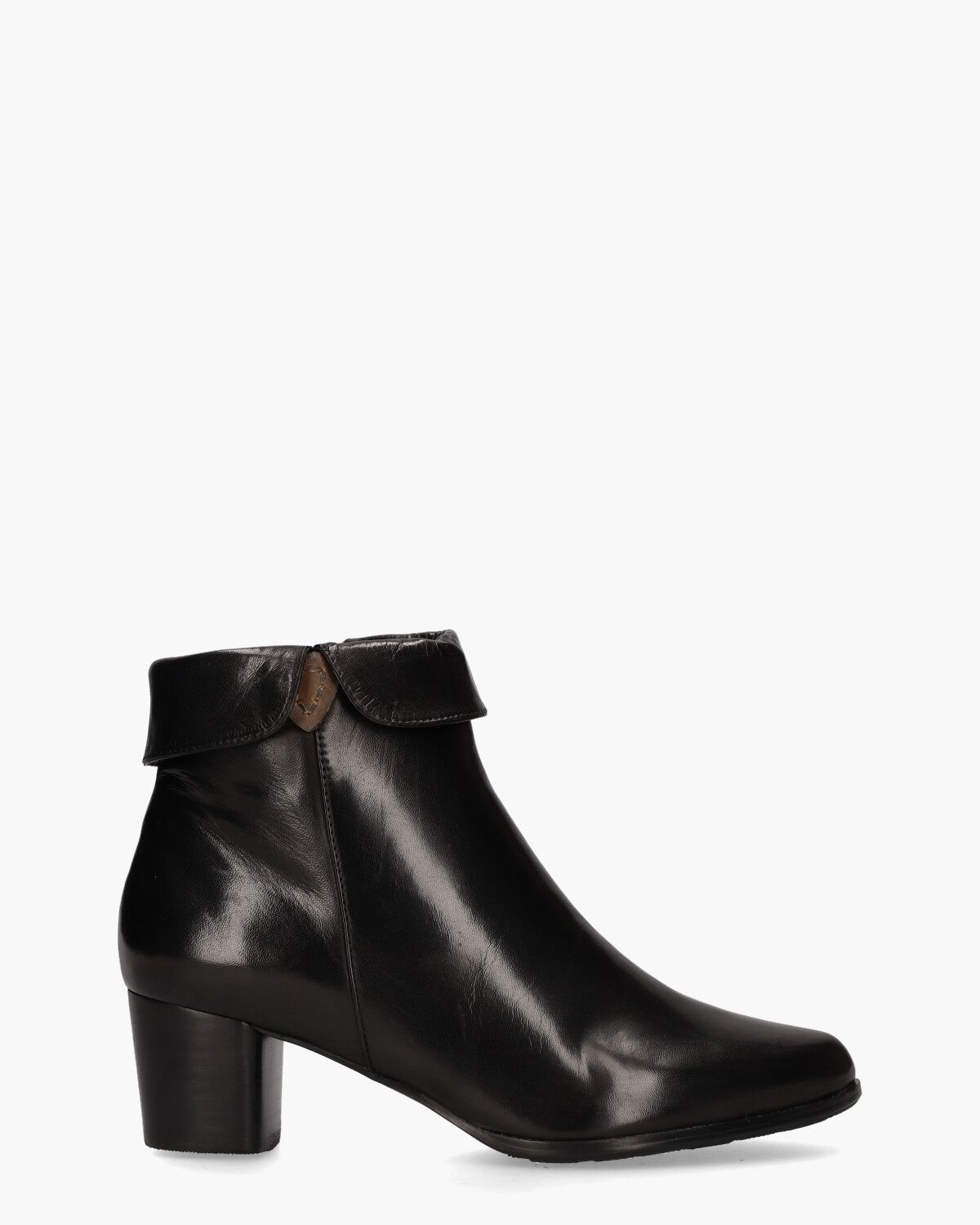 49765 Zwart Dames Enkelboots