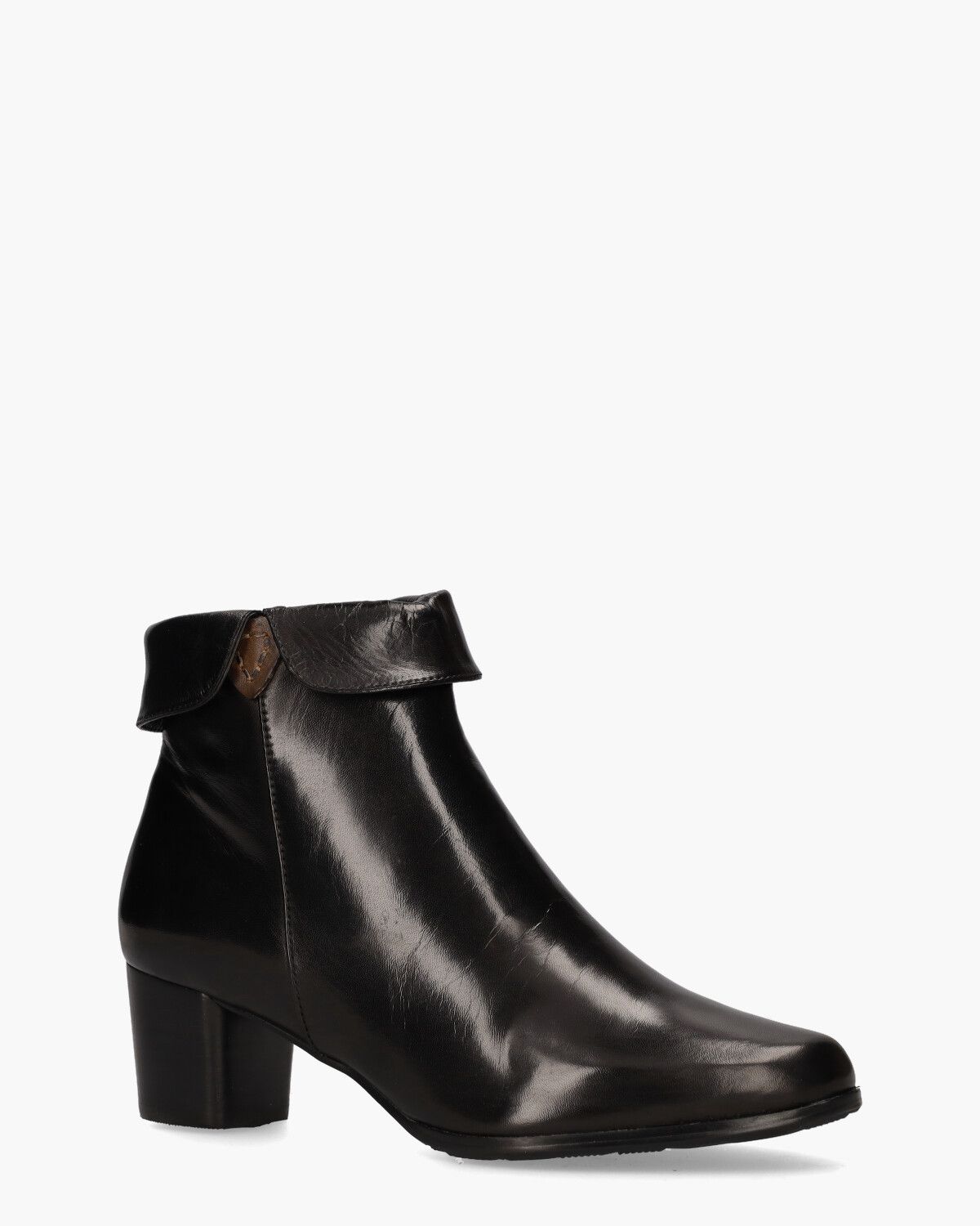 49765 Zwart Dames Enkelboots