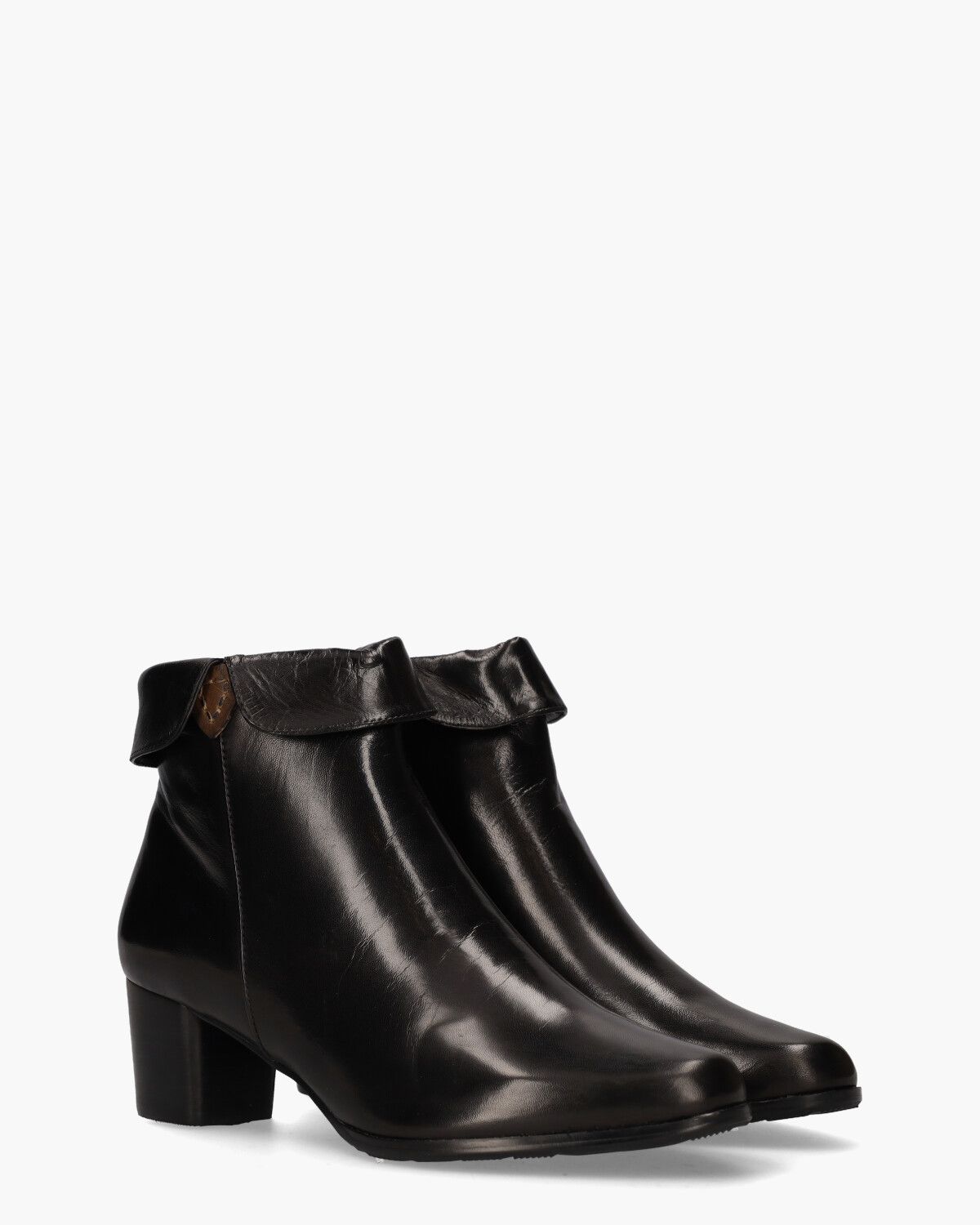 49765 Zwart Dames Enkelboots