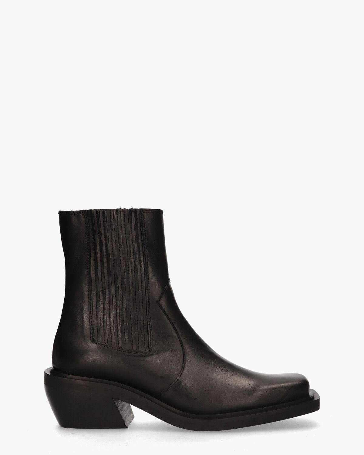 Ranch Zwart Dames Enkelboots