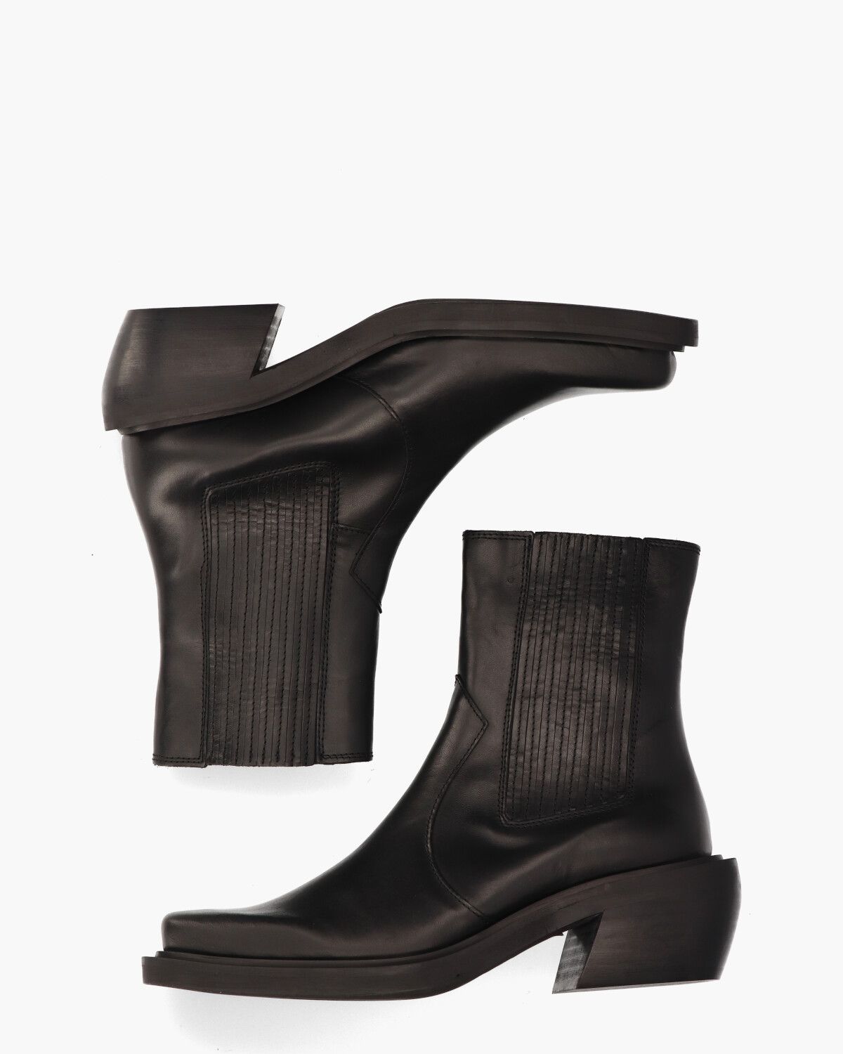 Ranch Zwart Dames Enkelboots