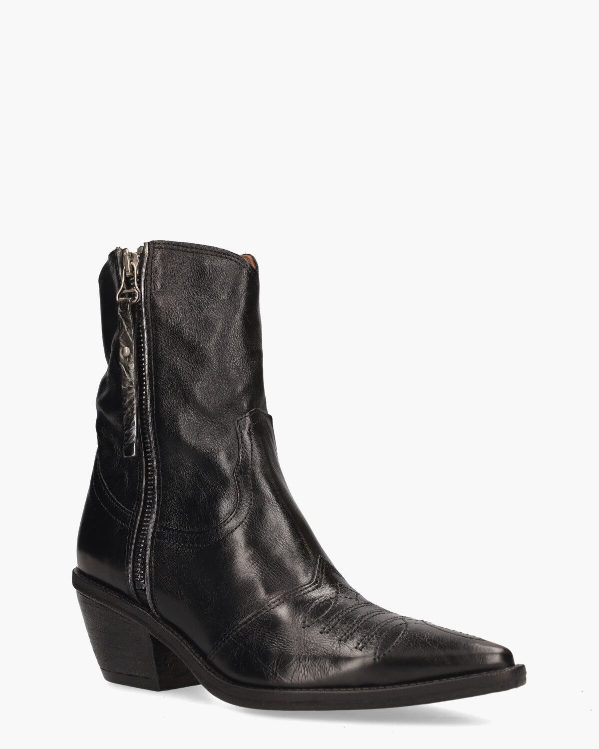 B84205 Zwart Dames Enkelboots