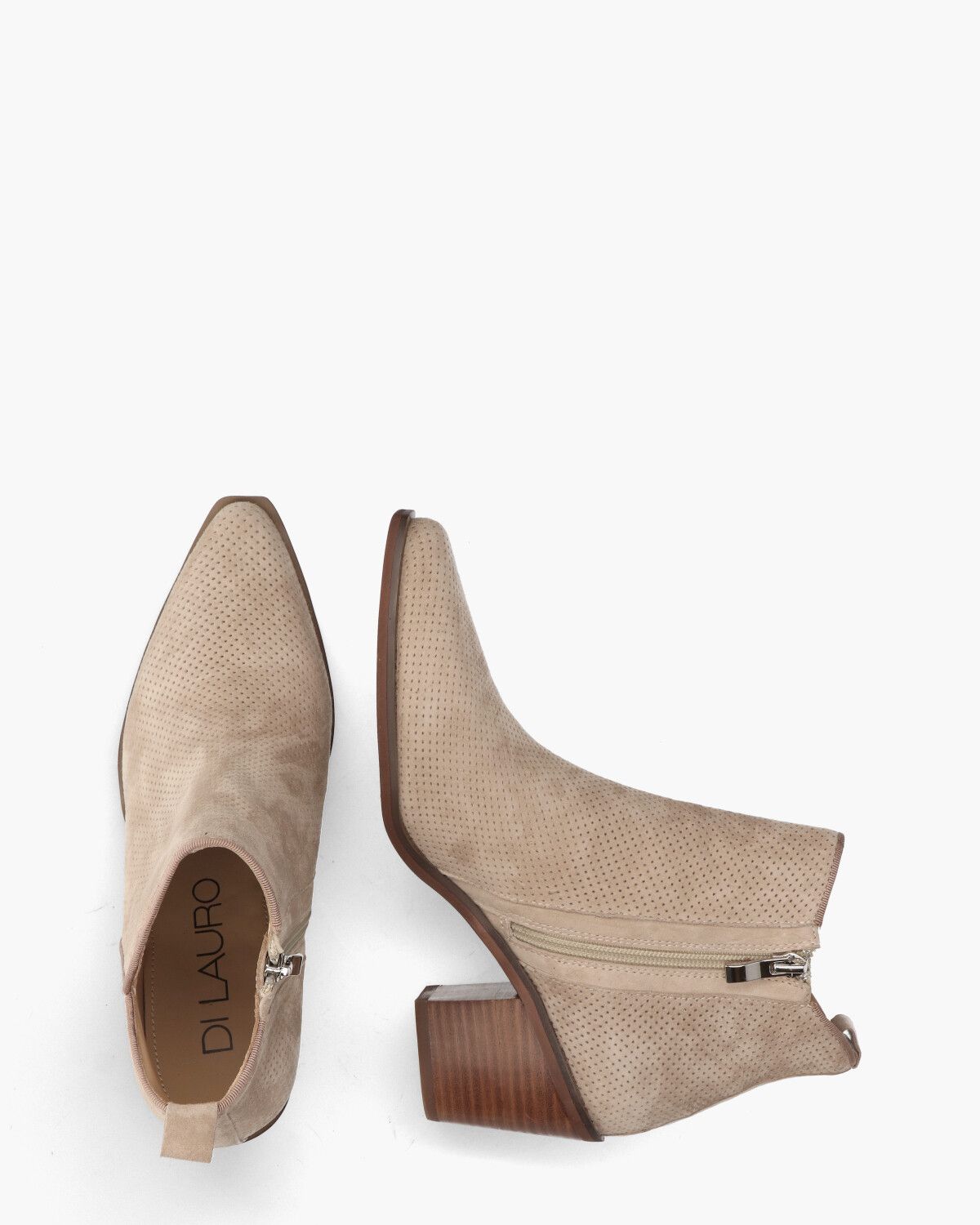 Tessy Taupe Dames Enkelboots