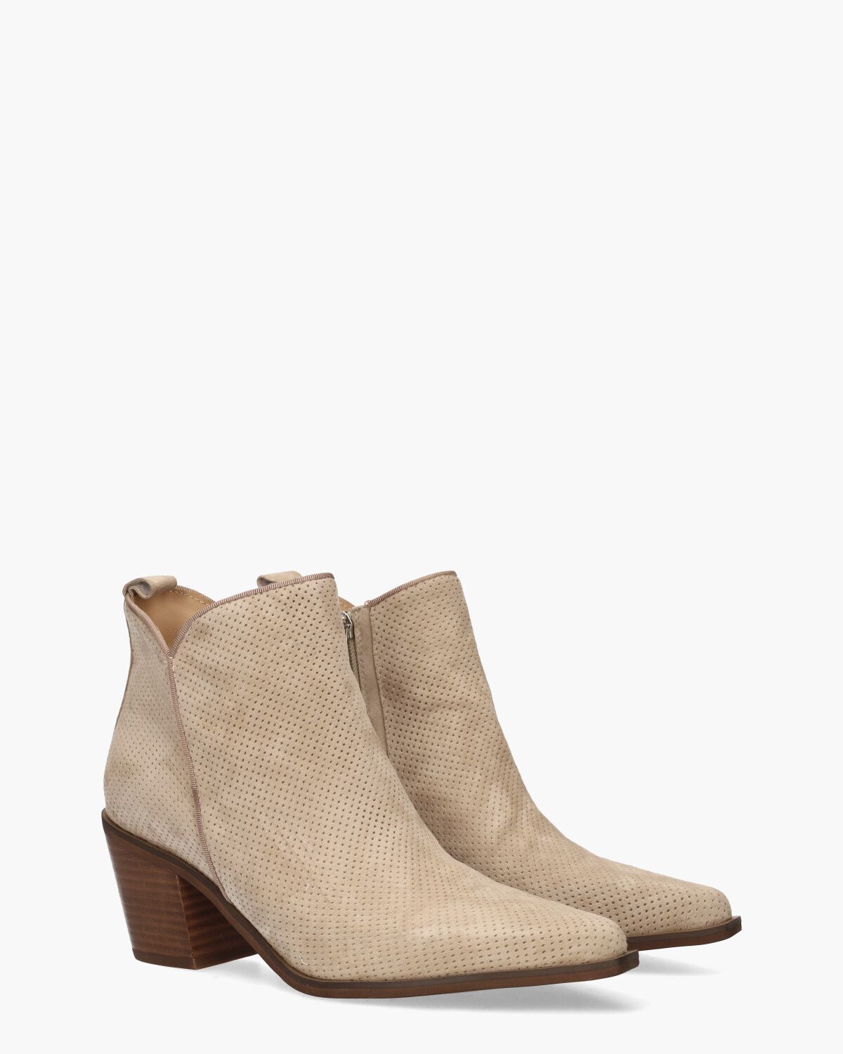 Tessy Taupe Dames Enkelboots