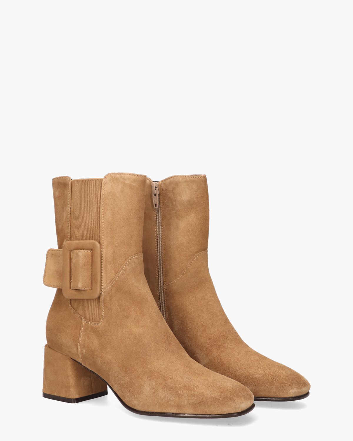 11966 Bruin Dames Enkelboots