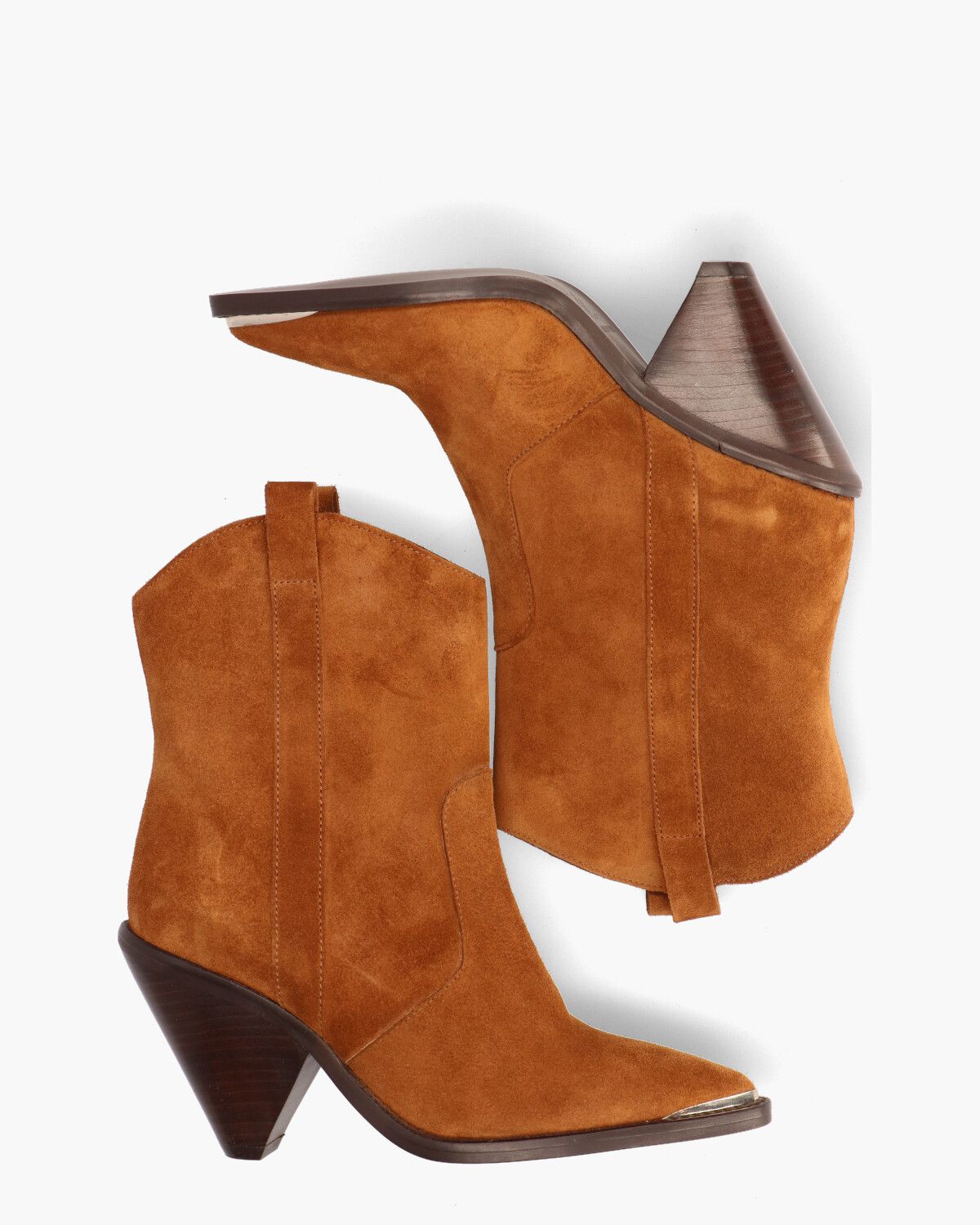 TL-12031 Cognac Dames Enkelboots