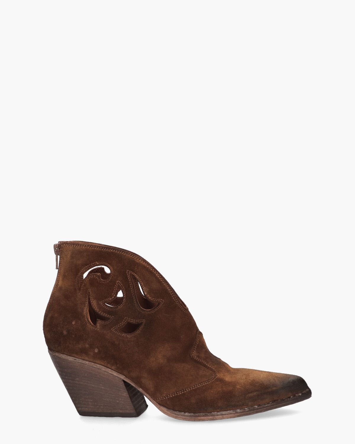 E2265 Bruin Dames Enkelboots