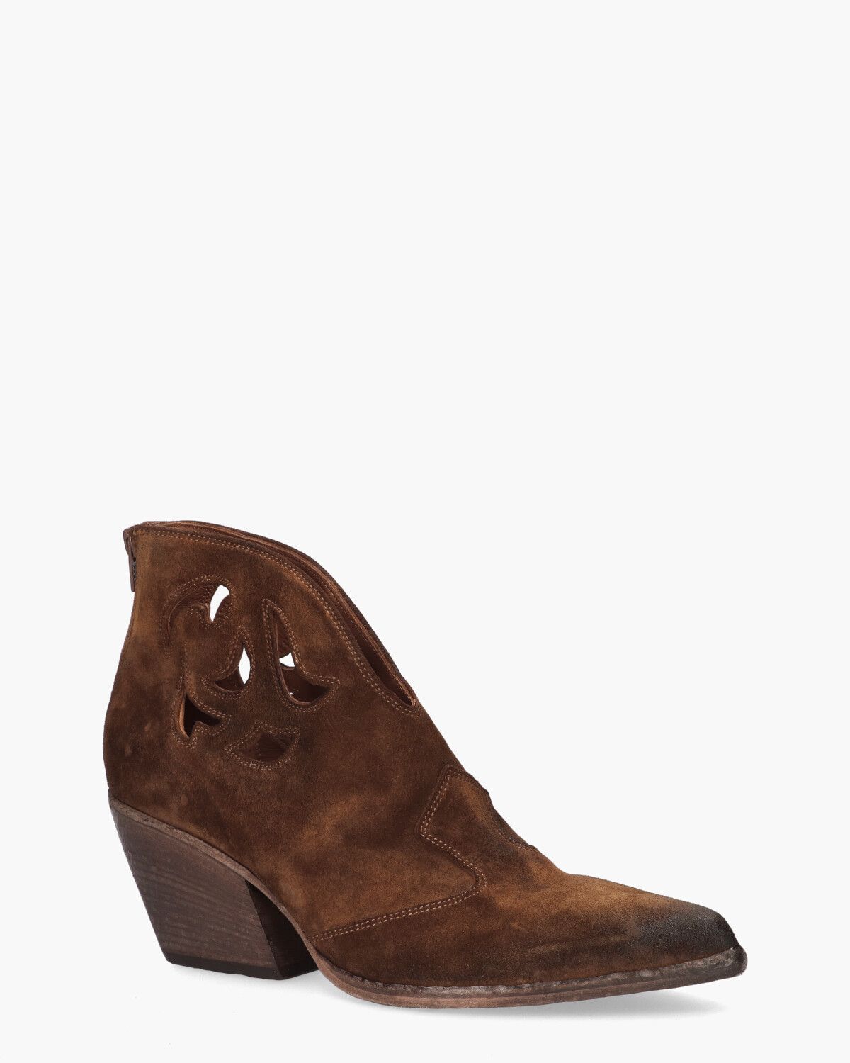 E2265 Bruin Dames Enkelboots