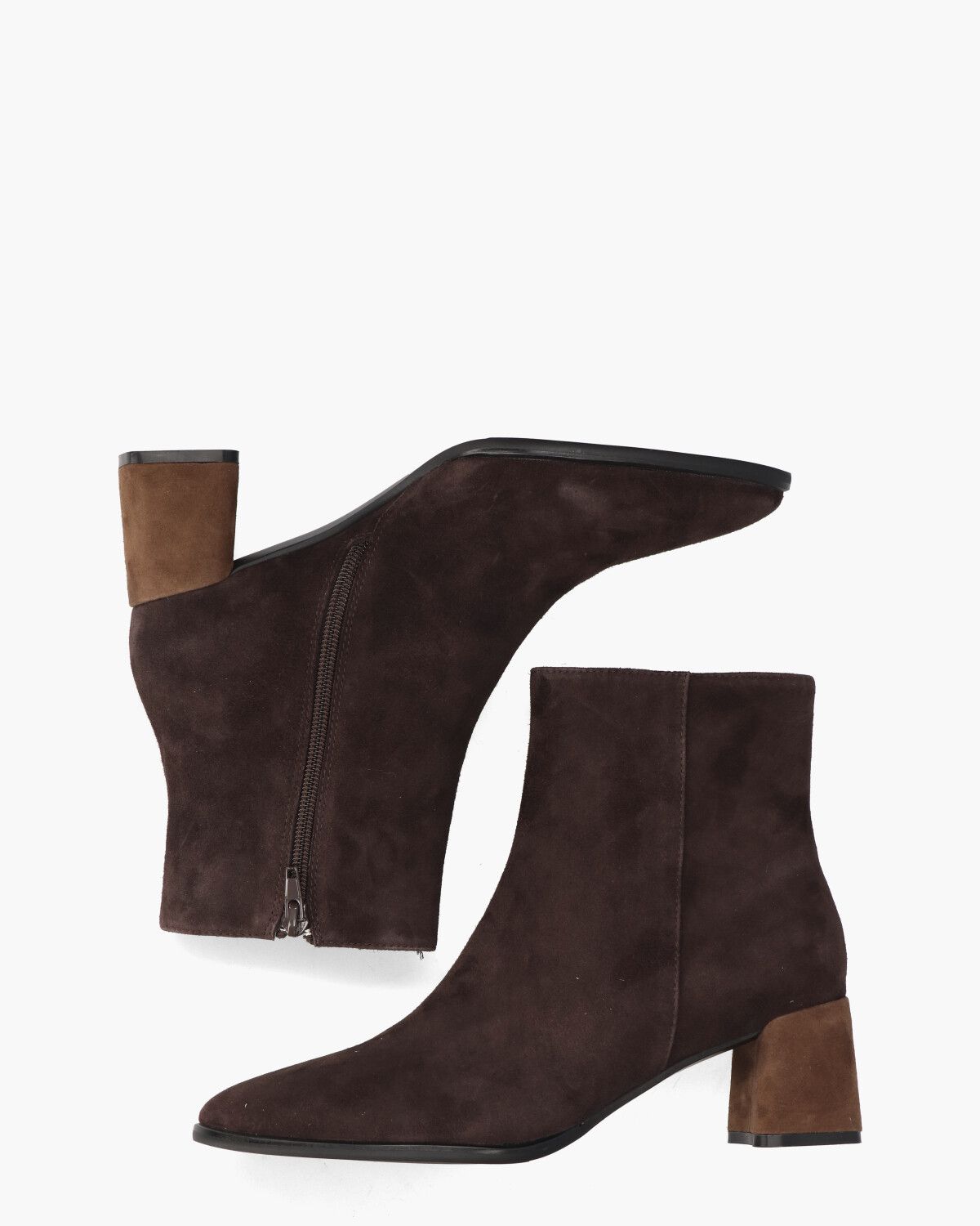Vika Donkerbruin Dames Enkelboots