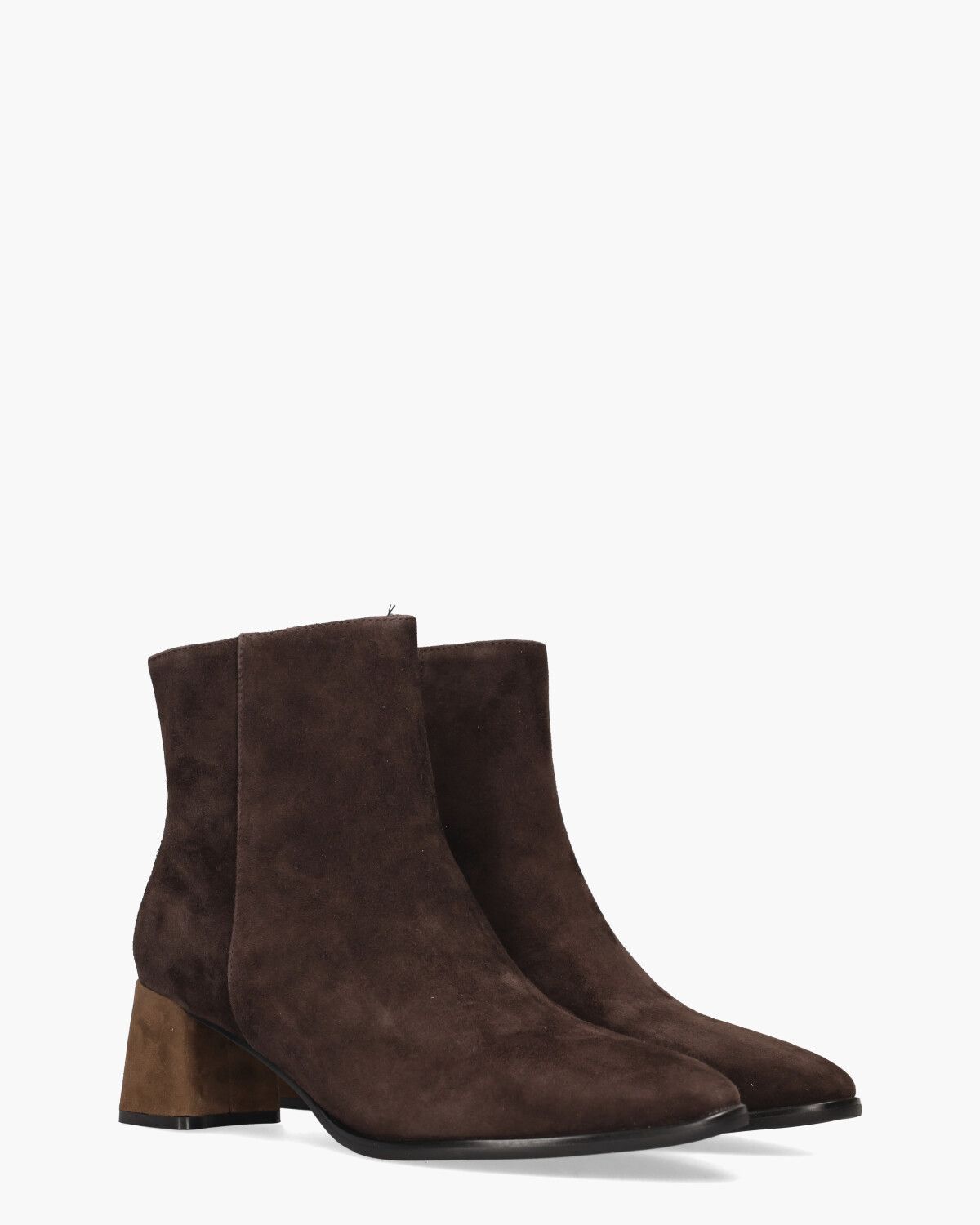 Vika Donkerbruin Dames Enkelboots