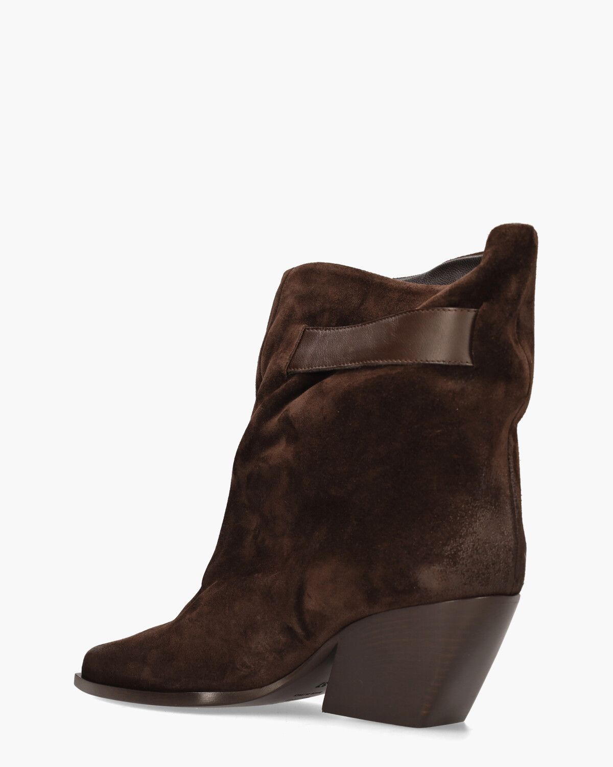 E4494 Donkerbruin Dames Enkelboots