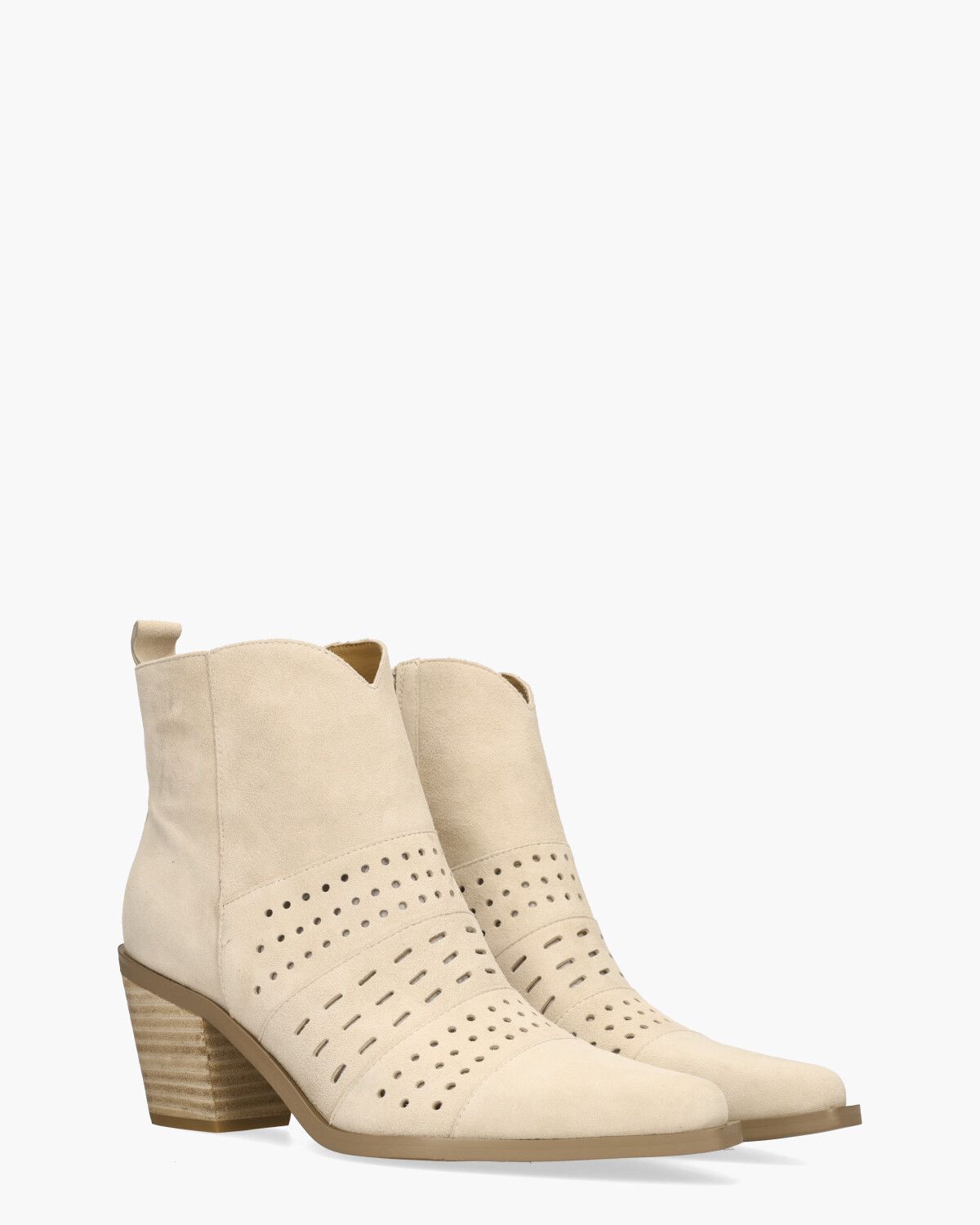 Wilanda Ecru Dames Enkelboots