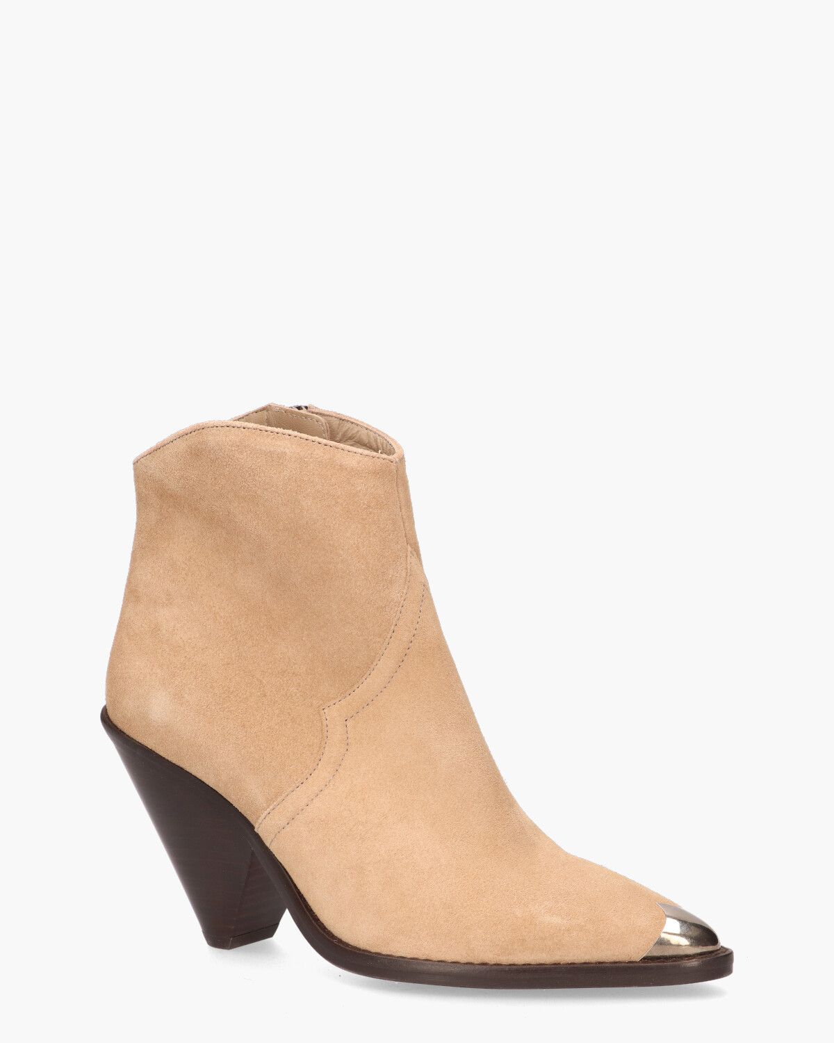 TL-12369 Beige Dames Enkelboots