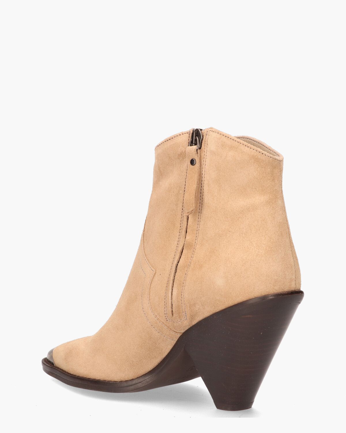 TL-12369 Beige Dames Enkelboots