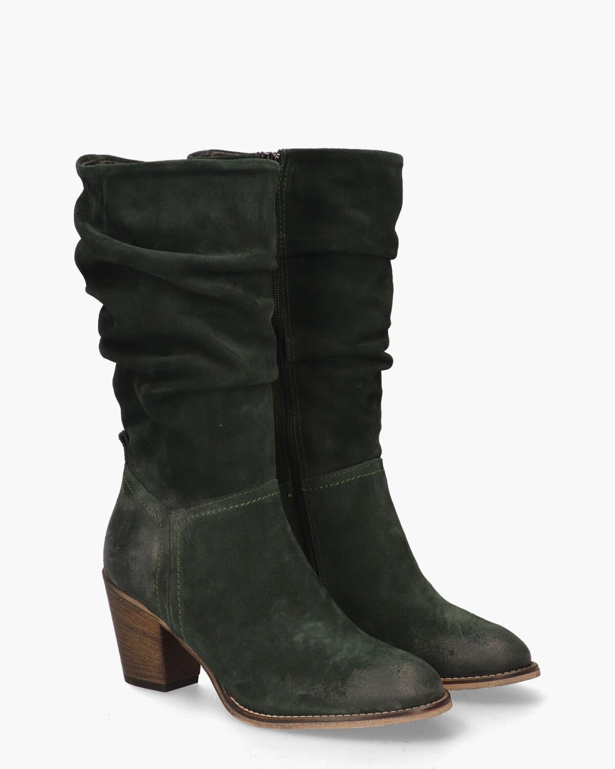 Liva Donkergroen Damesboots