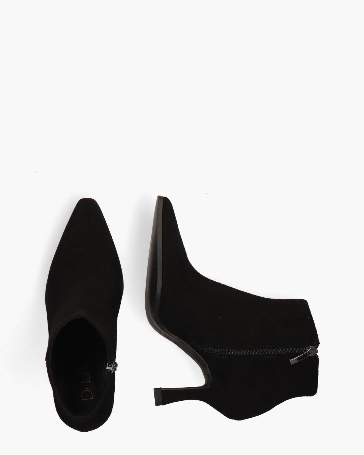 71033 Zwart Dames Enkelboots