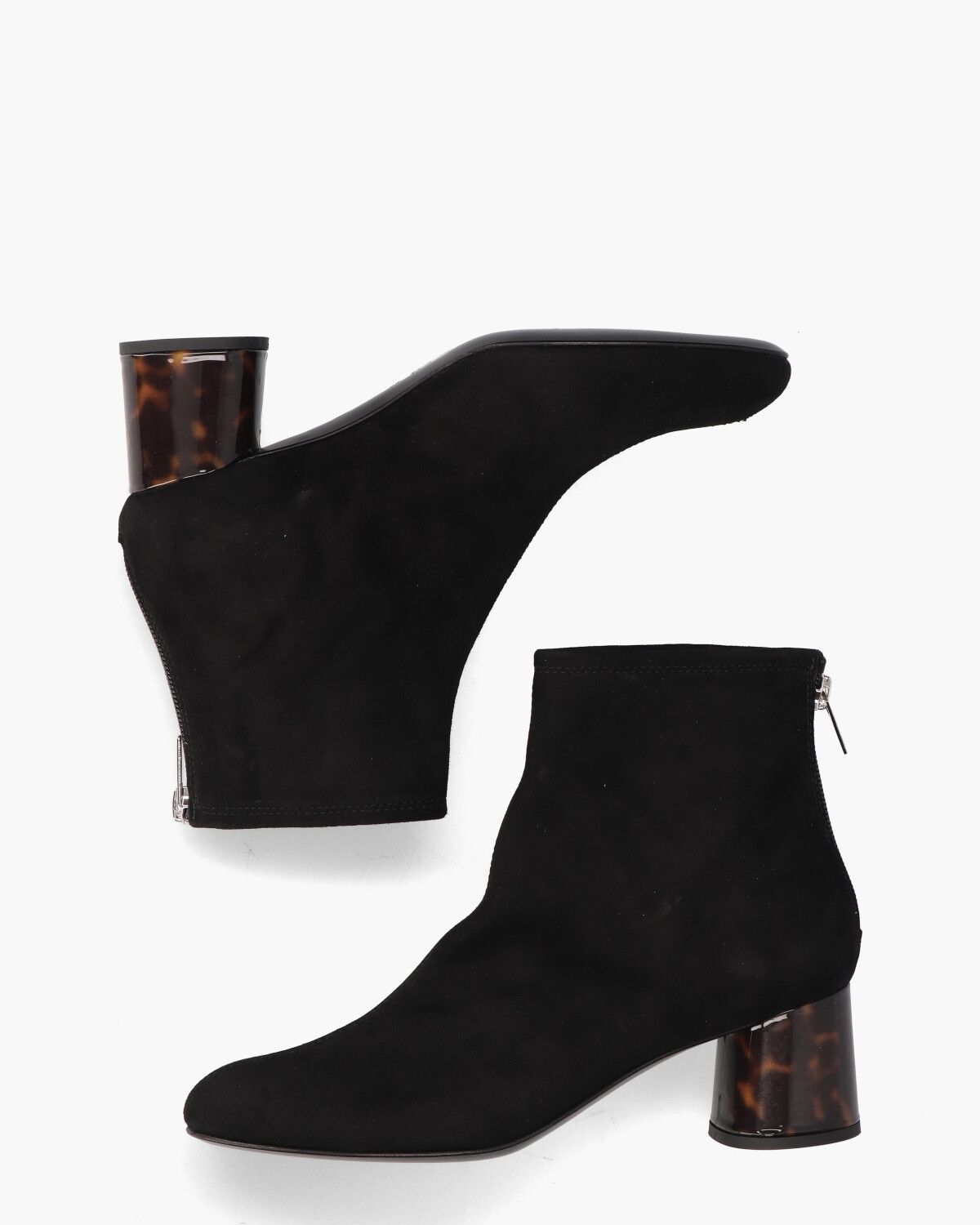 Veta Precious Zwart Dames Enkelboots