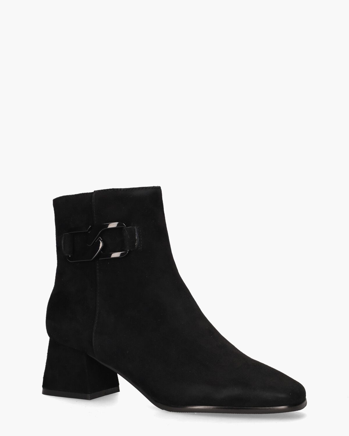 Suna Zwart Dames Enkelboots