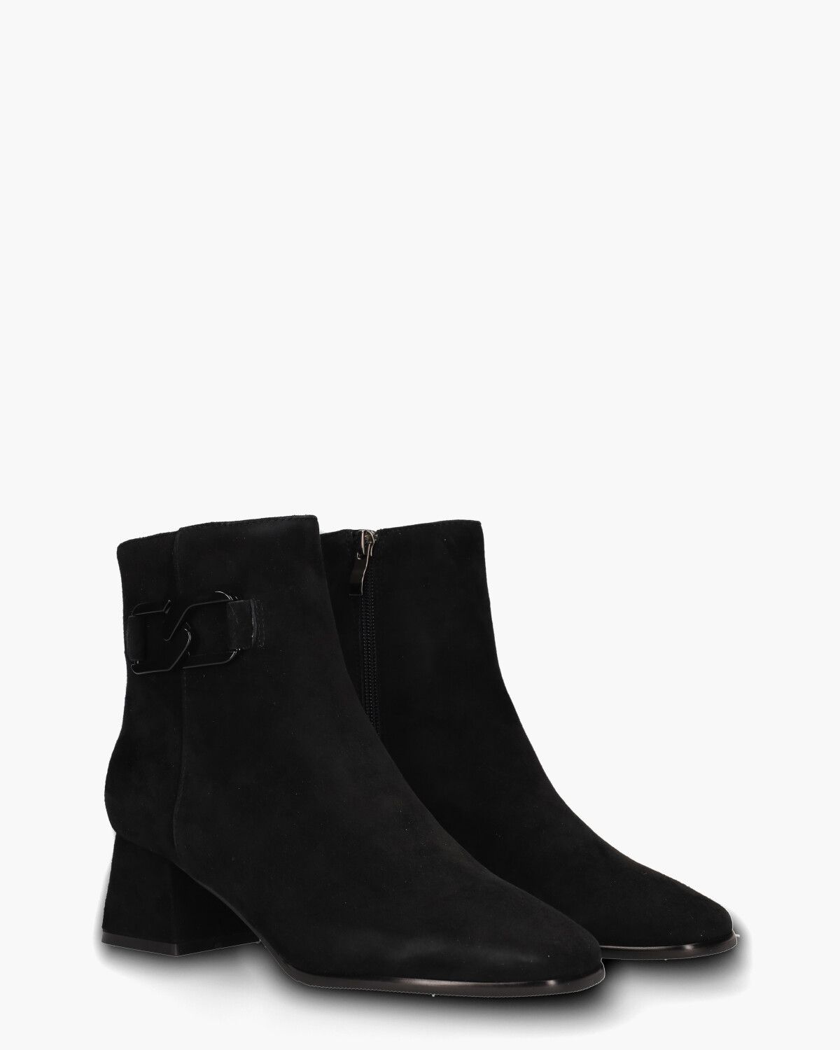 Suna Zwart Dames Enkelboots