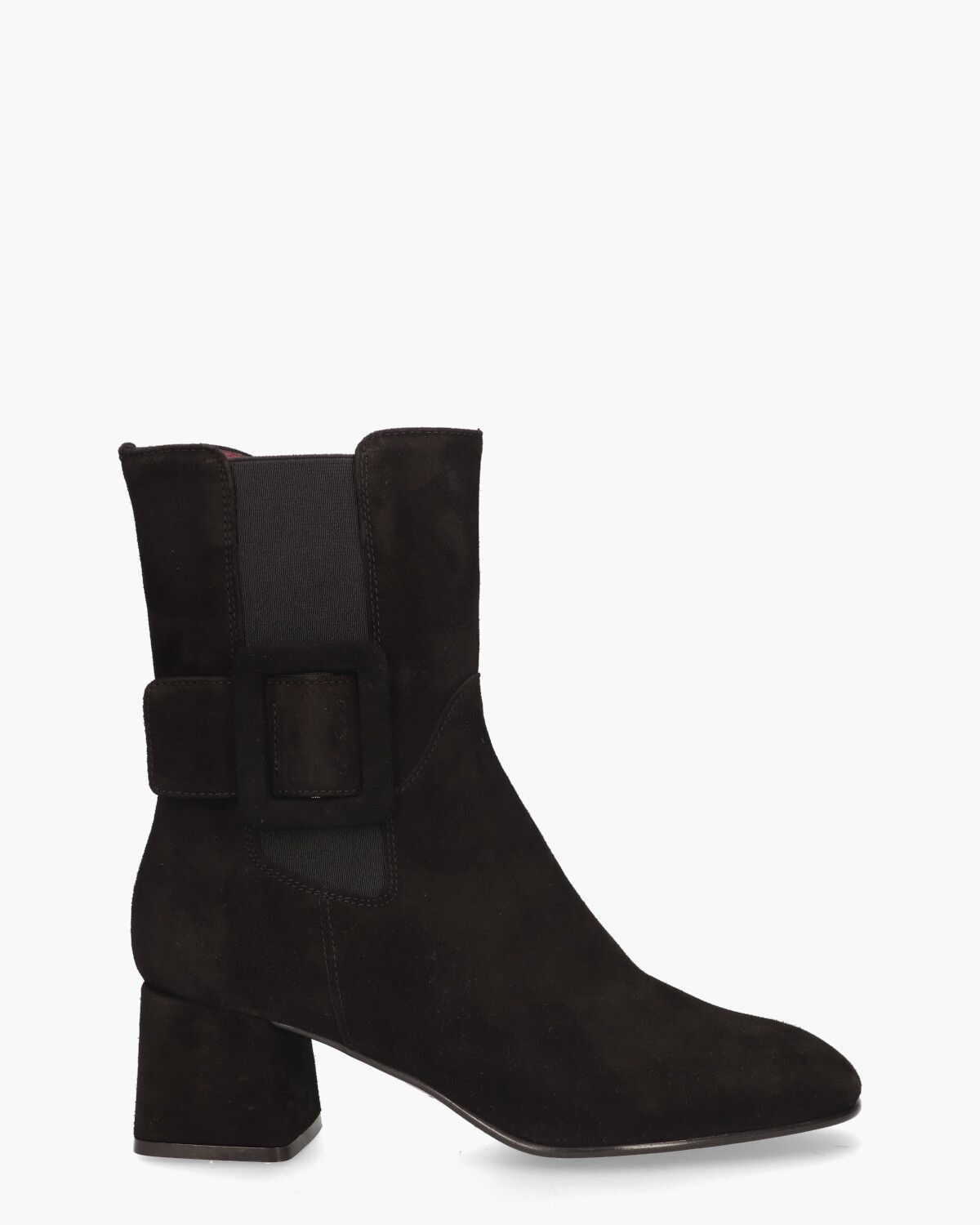 11966 Zwart Dames Enkelboots