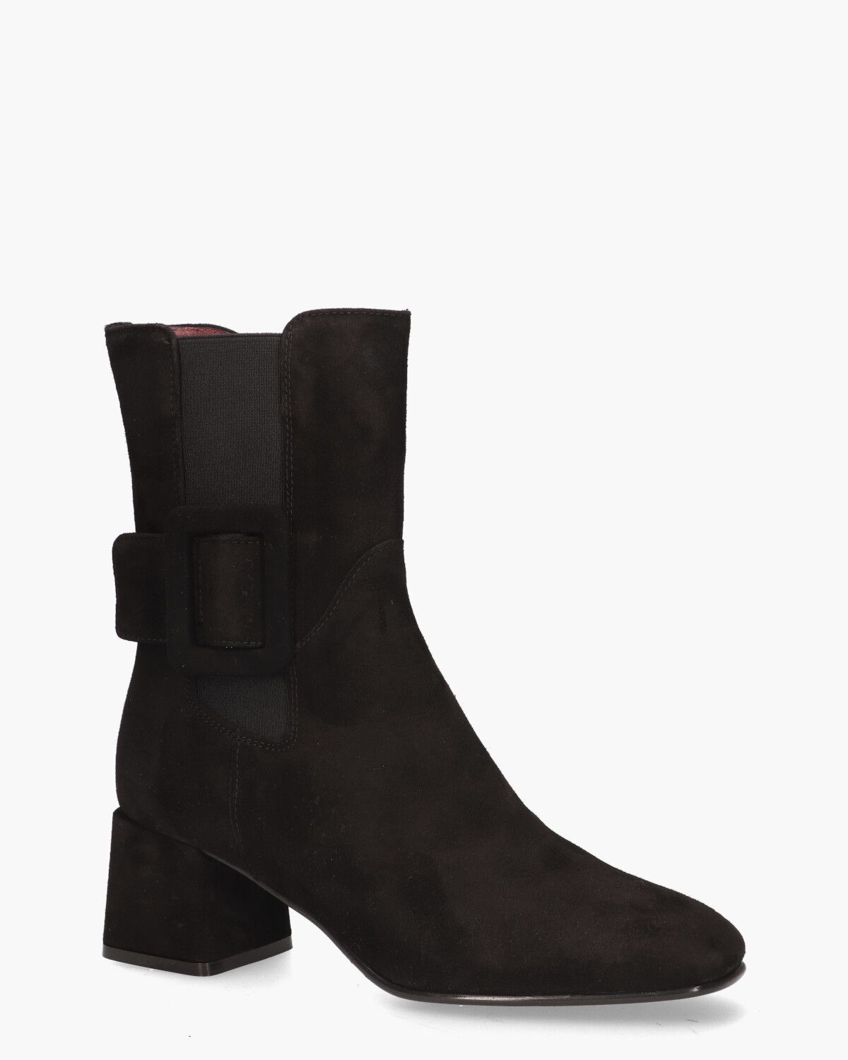 11966 Zwart Dames Enkelboots