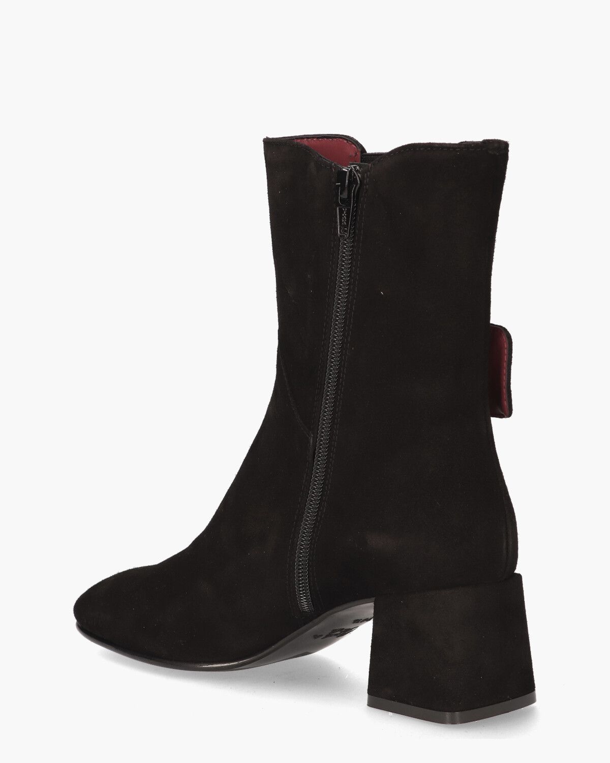 11966 Zwart Dames Enkelboots