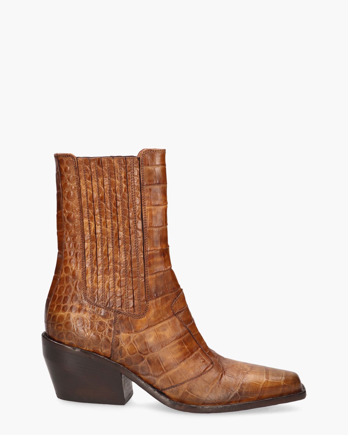 E2676 Bruin Dames Enkelboots