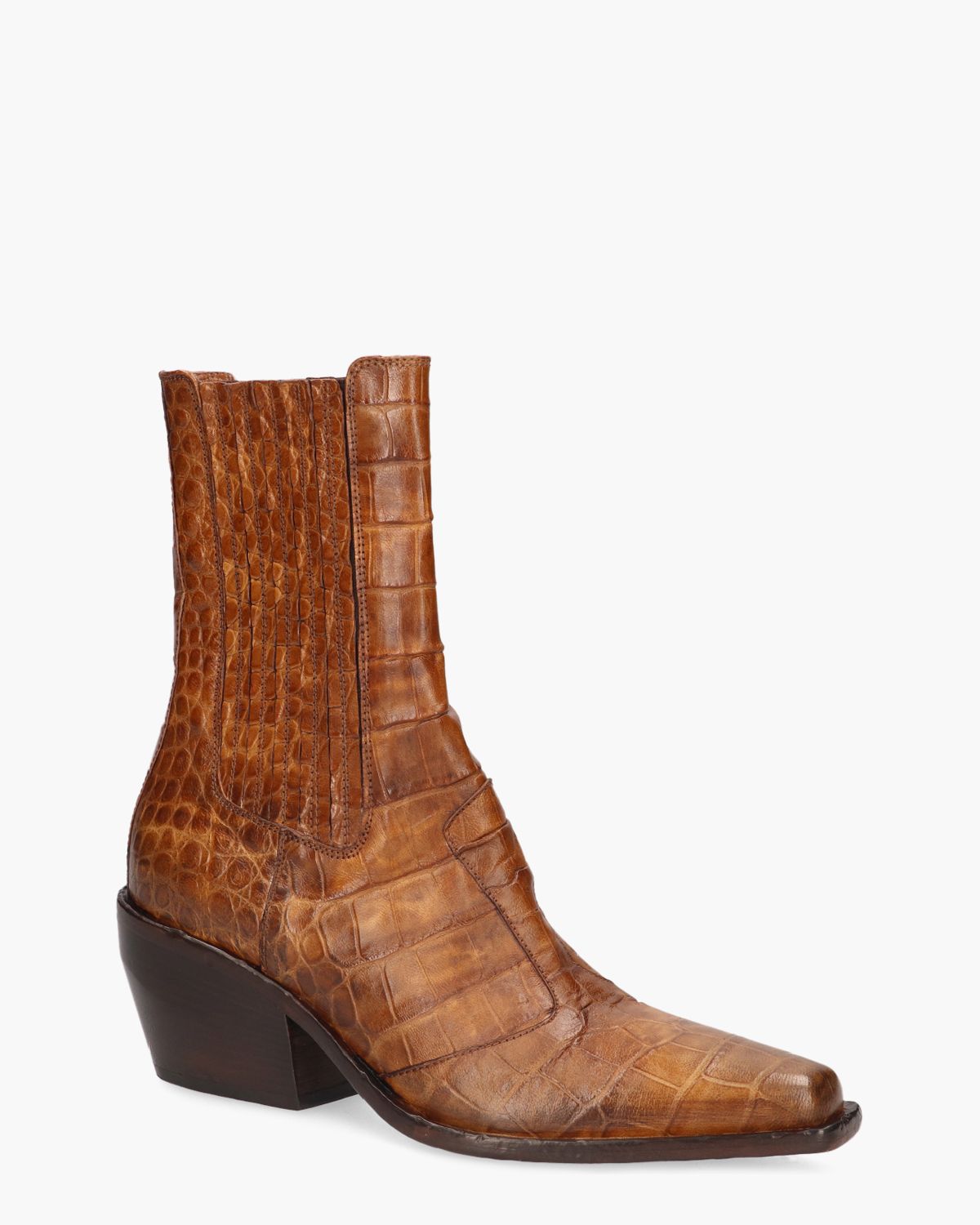 E2676 Bruin Dames Enkelboots