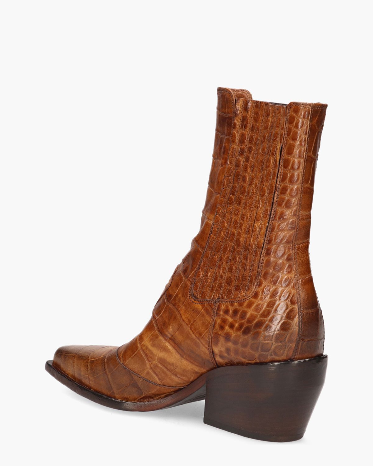 E2676 Bruin Dames Enkelboots