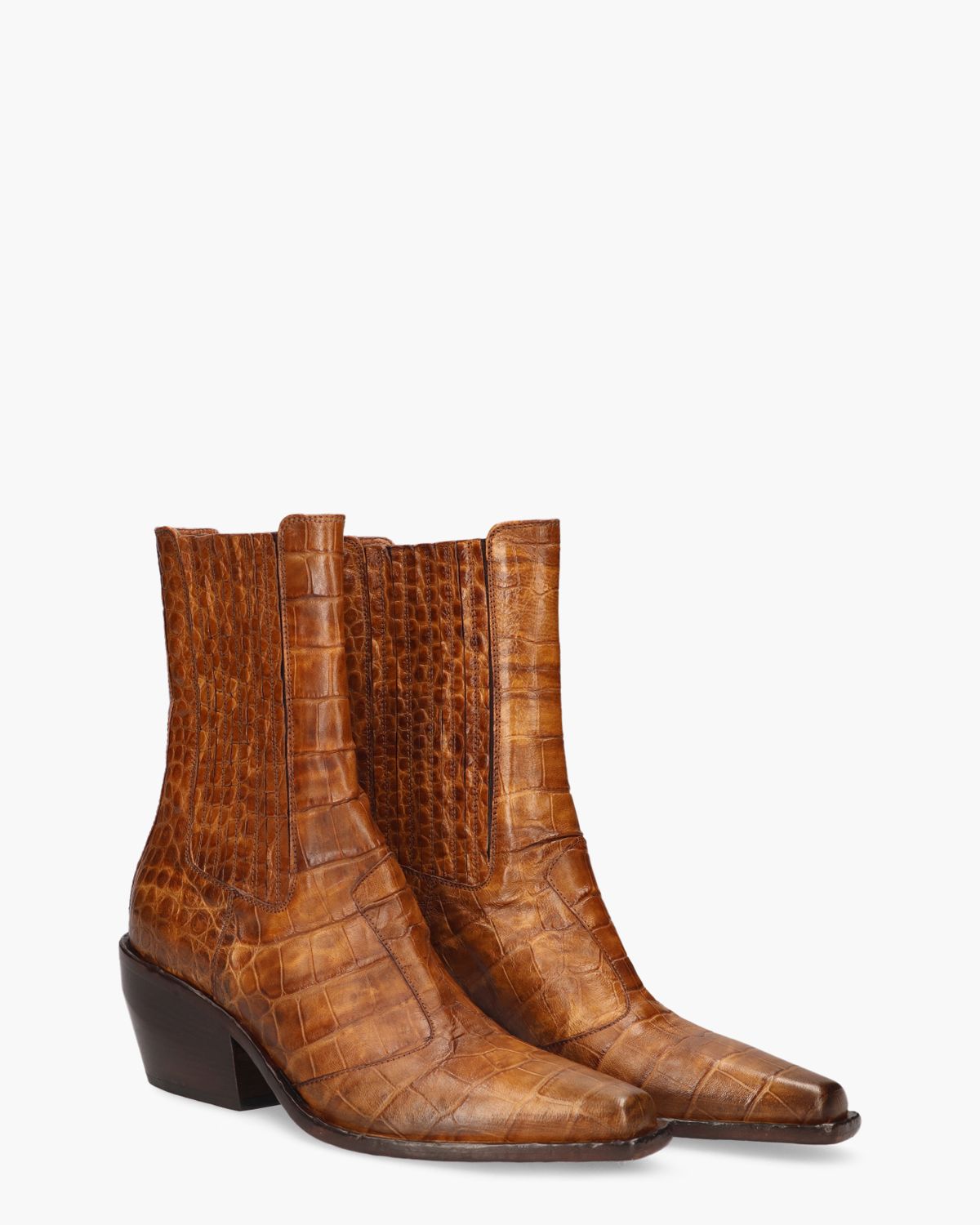E2676 Bruin Dames Enkelboots