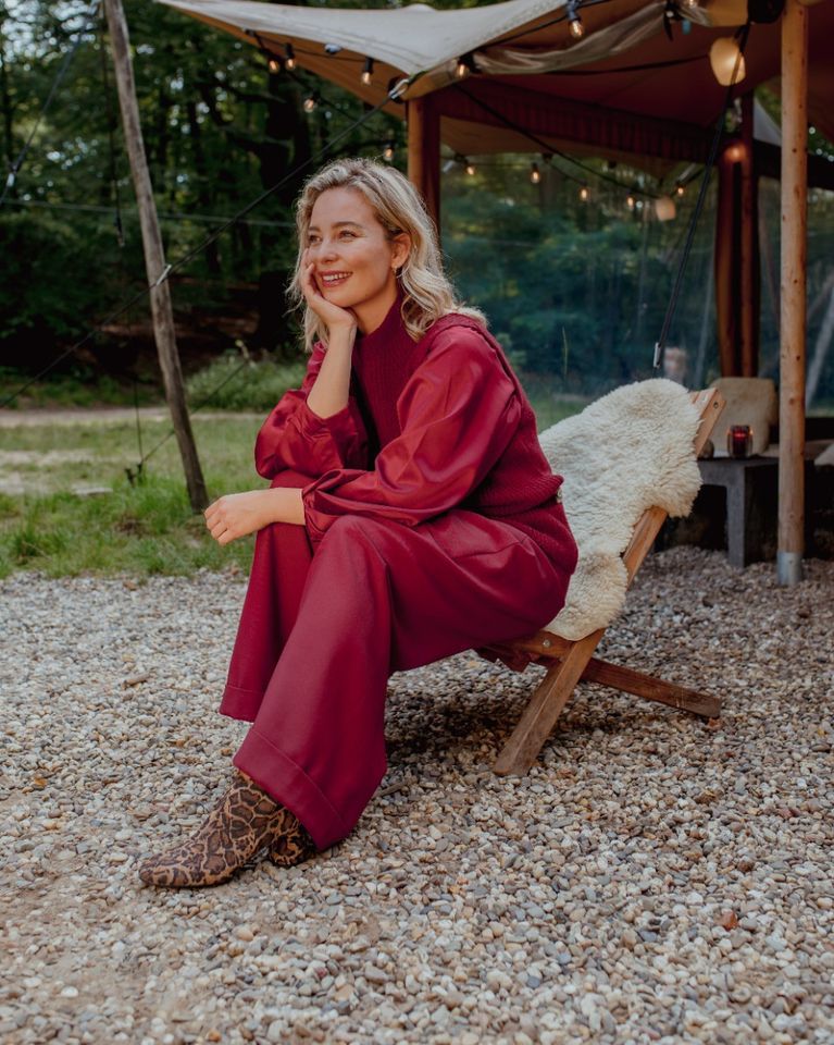 Olga Bruin/Zwart Dames Enkelboots