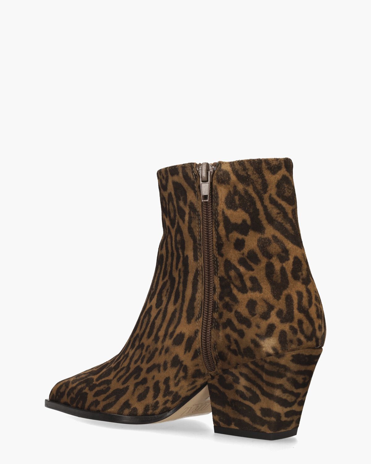 Scarlet Bruin/Zwart Dames Enkelboots