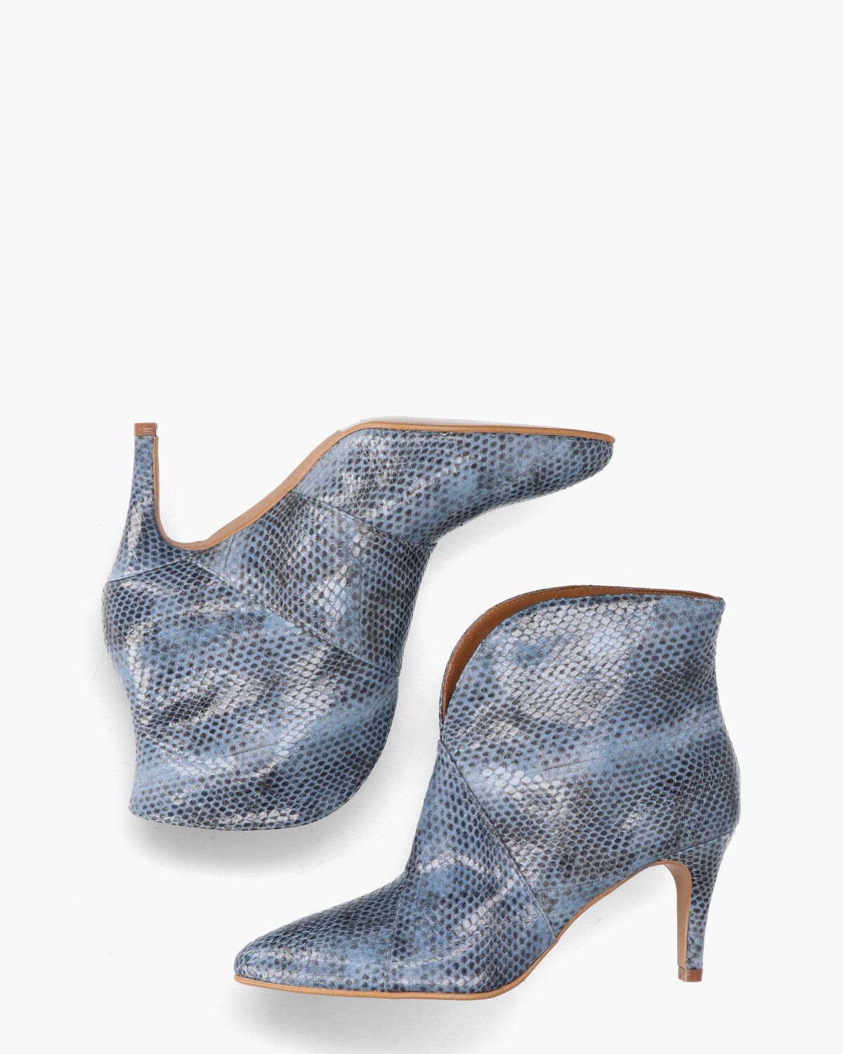 TL-12804 Blauw Dames Enkelboots