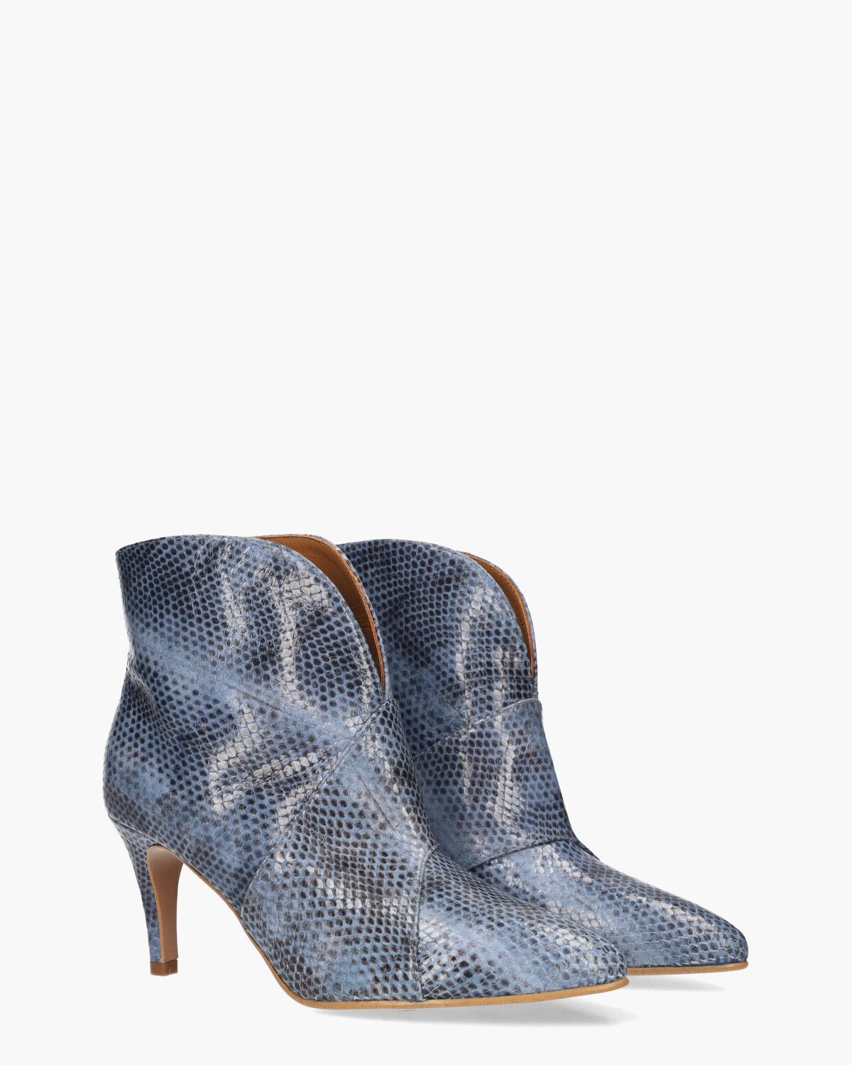 TL-12804 Blauw Dames Enkelboots