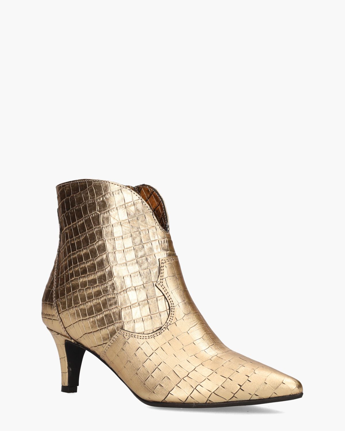Evi Goud Dames Enkelboots