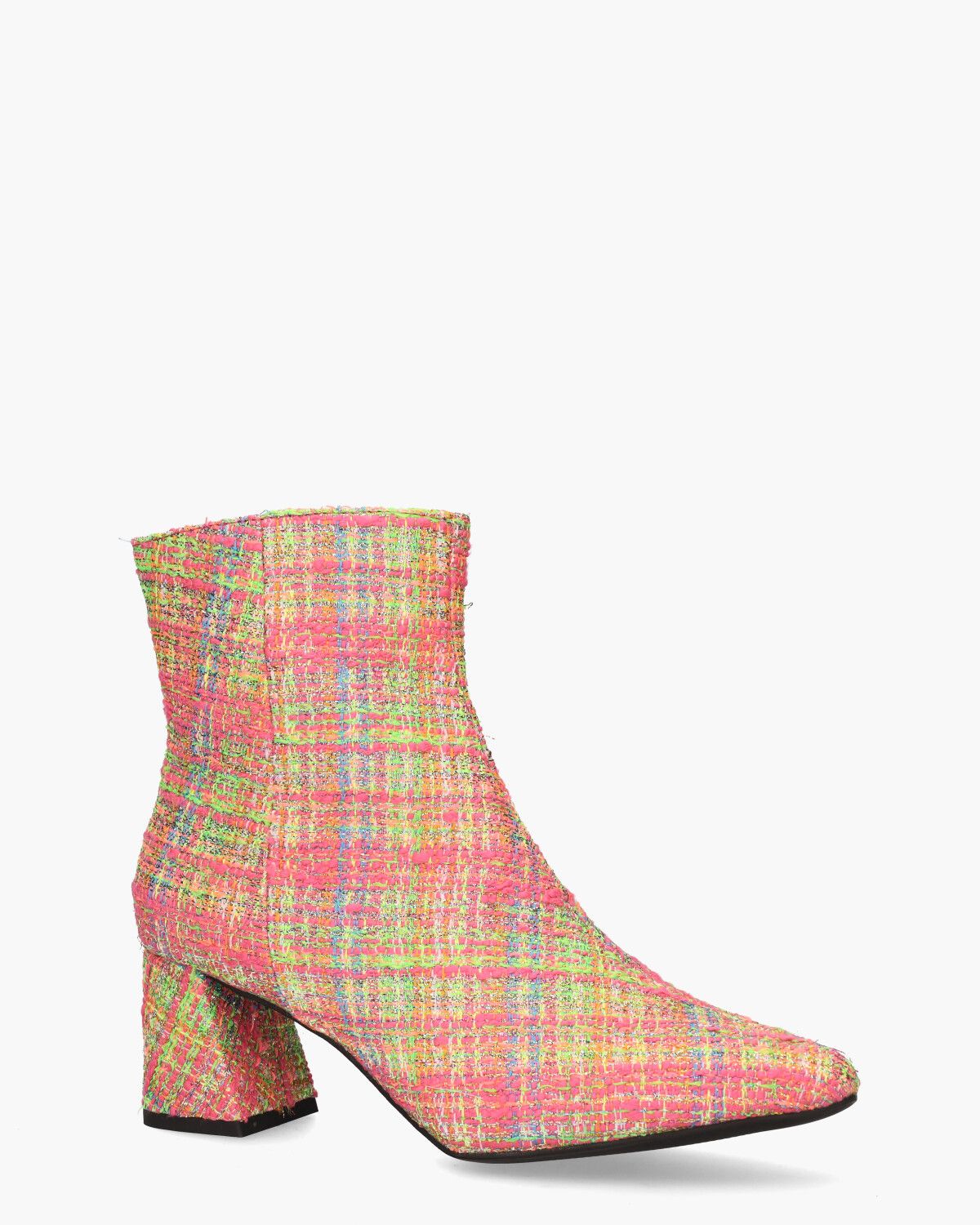 Lugano Tweed Multicolor Dames Enkelboots