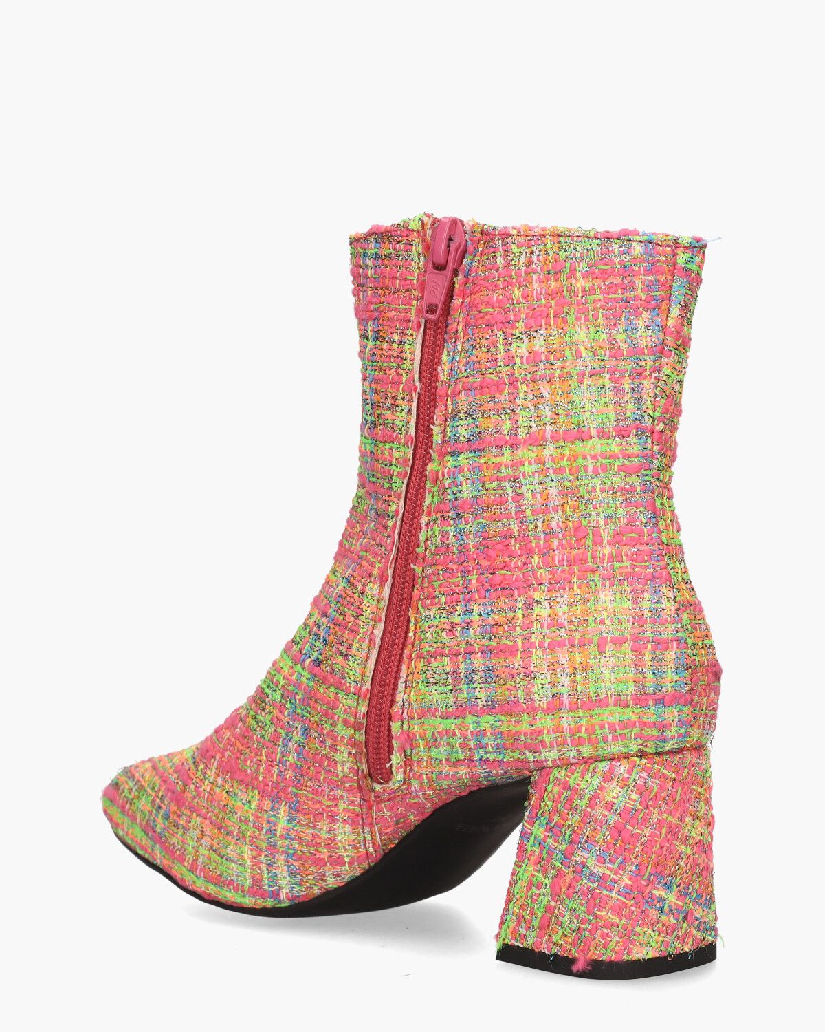 Lugano Tweed Multicolor Dames Enkelboots