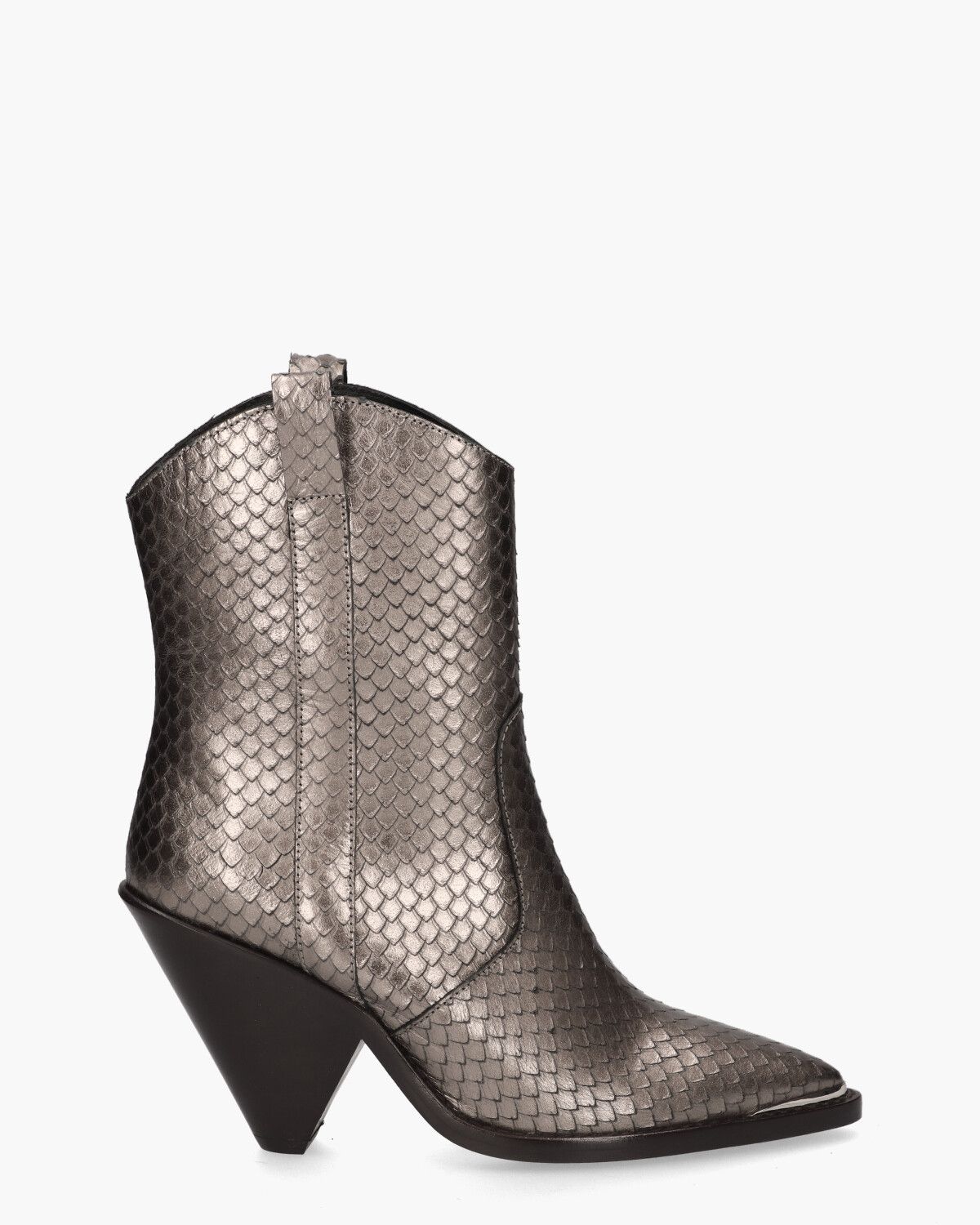TL-12031 Zilvergrijs Dames Enkelboots