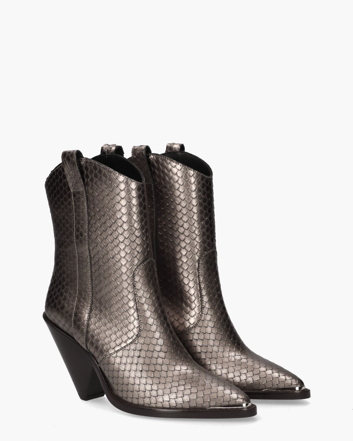 TL-12031 Zilvergrijs Dames Enkelboots