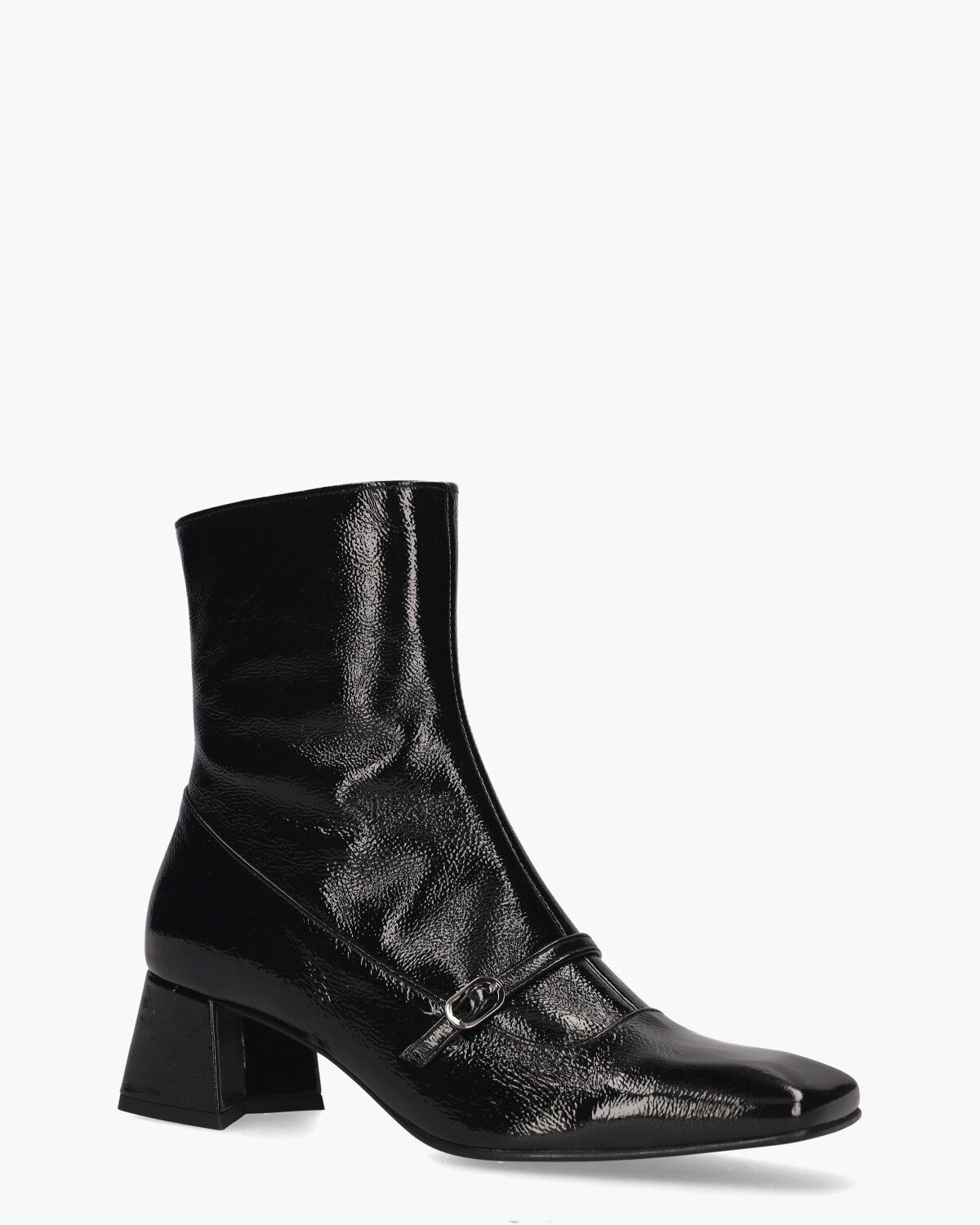 2901 Zwart Dames Enkelboots