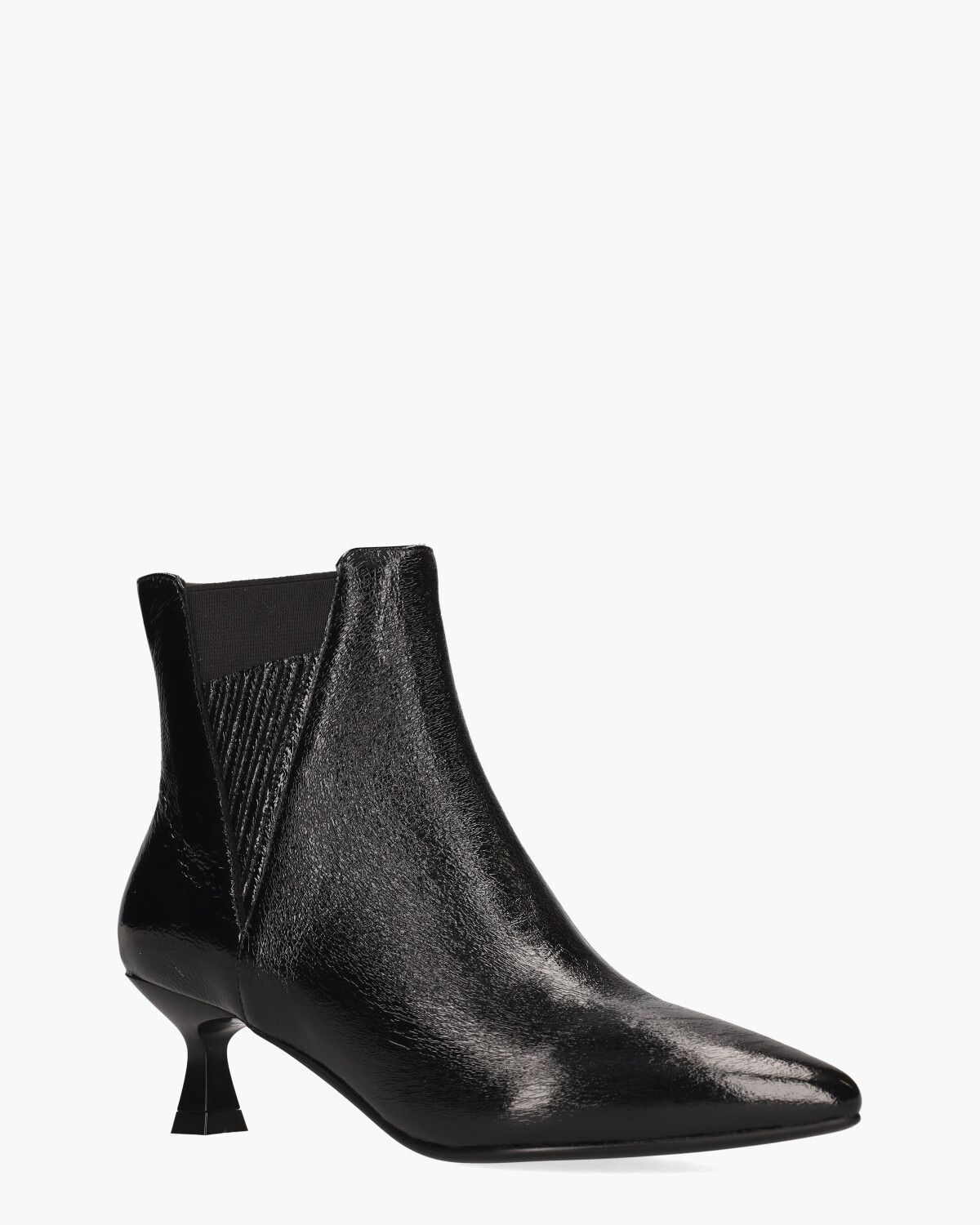 Urma Zwart Dames Enkelboots