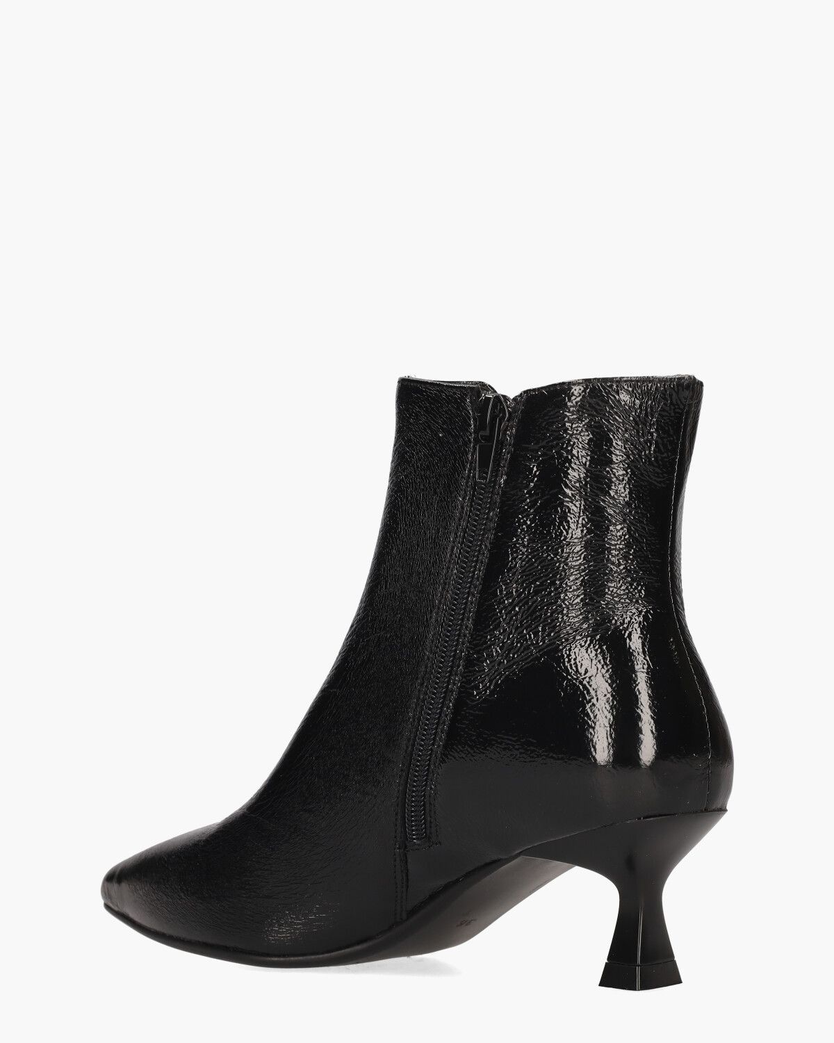 Urma Zwart Dames Enkelboots