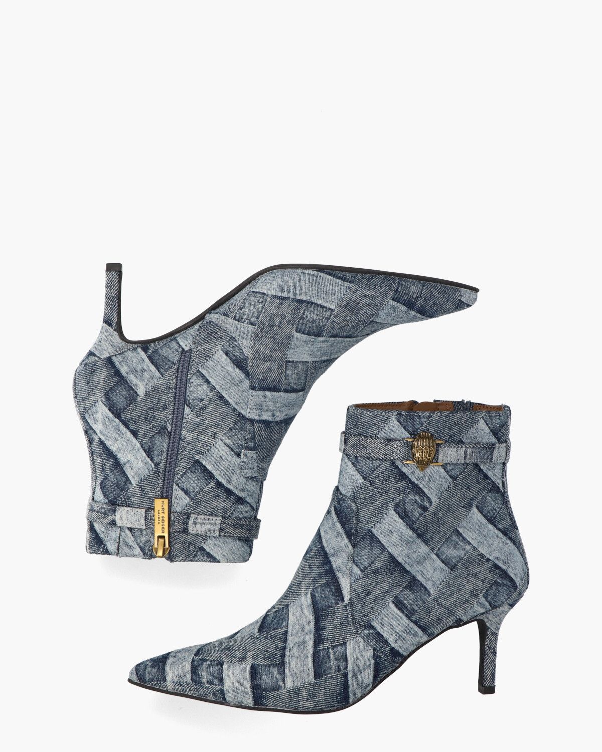 Kensington Flexi Ankle Boot Jeansblauw Dames Enkelboots