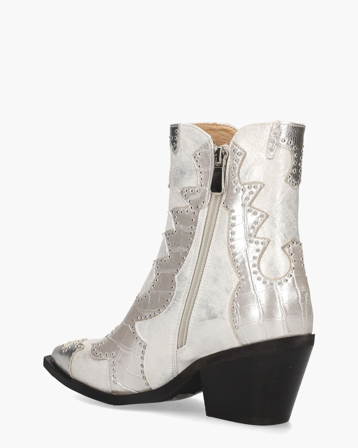 Rodeo Zilver Dames Enkelboots
