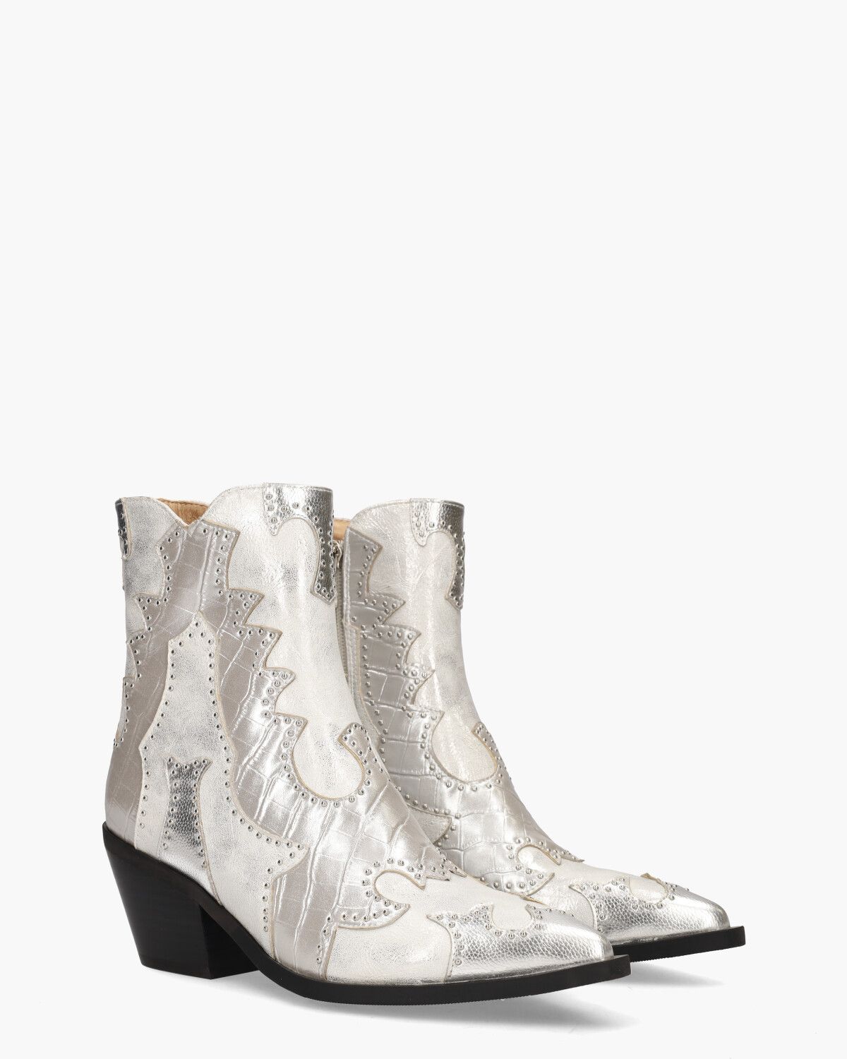 Rodeo Zilver Dames Enkelboots