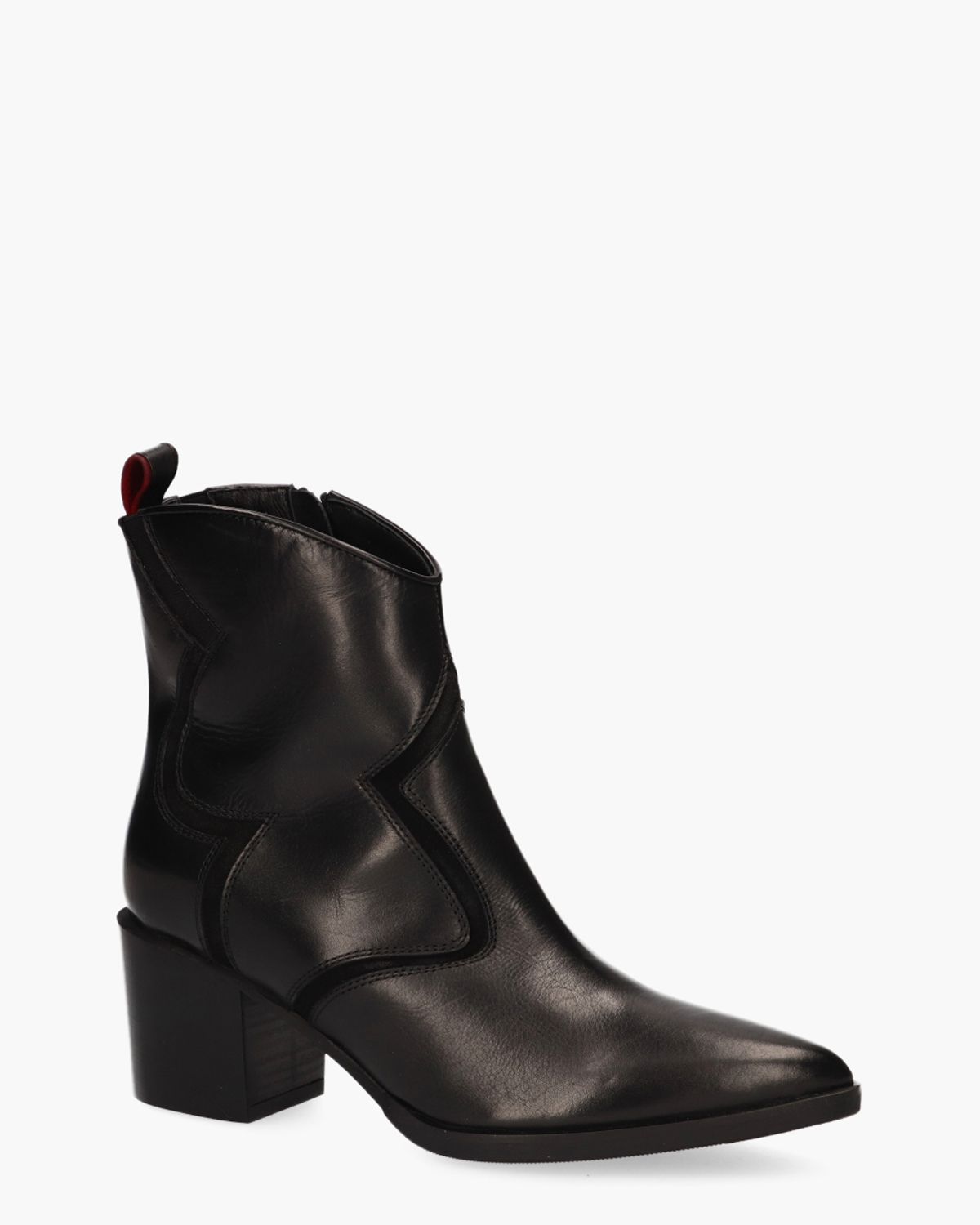 31313 Zwart Dames Enkelboots